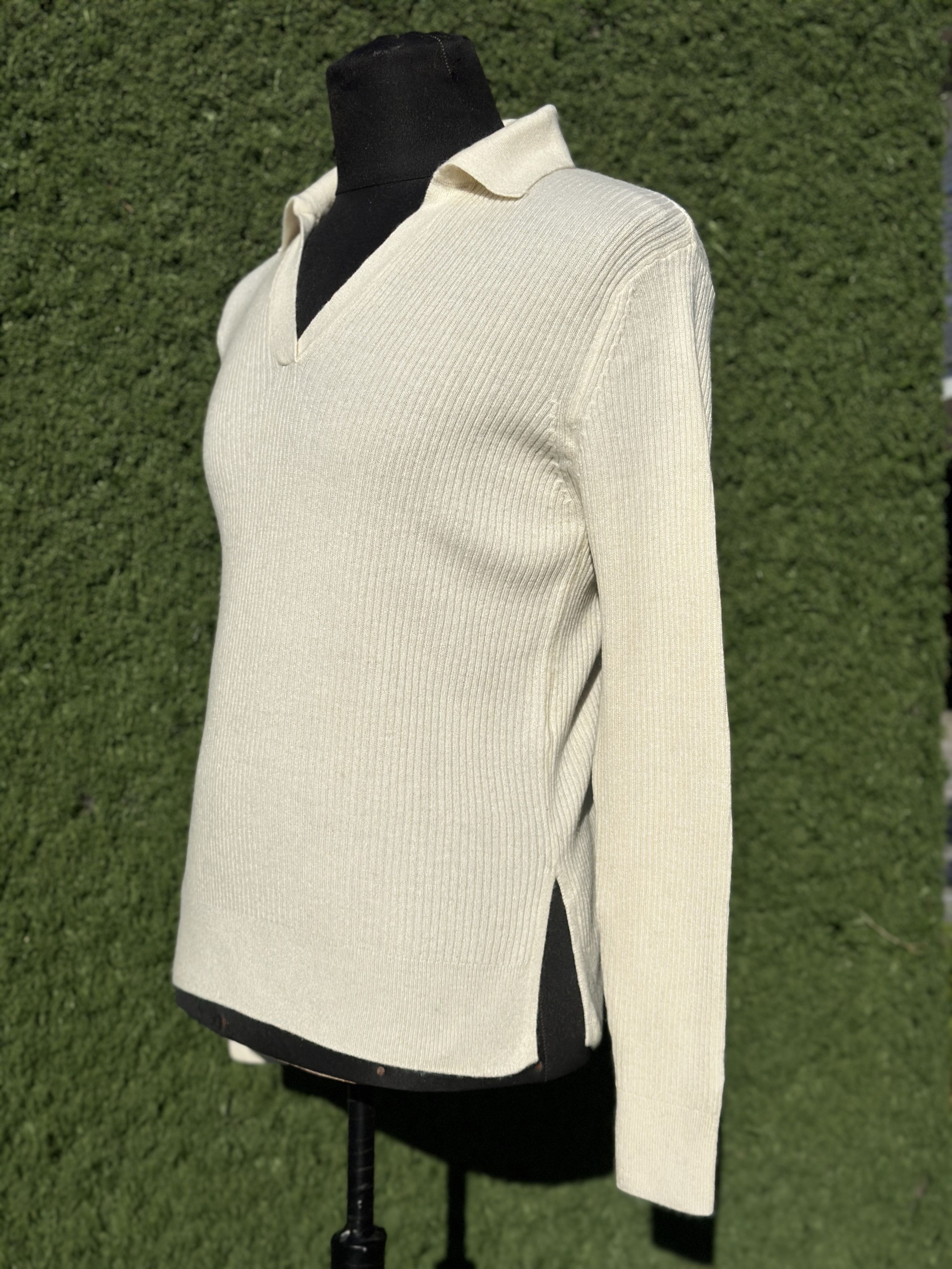 Brunello Cucinelli Brunello Cucinelli Knit Polo Collar Slim Cashmere Size 50 Size M / US 6-8 / IT 42-44 - 5 Thumbnail