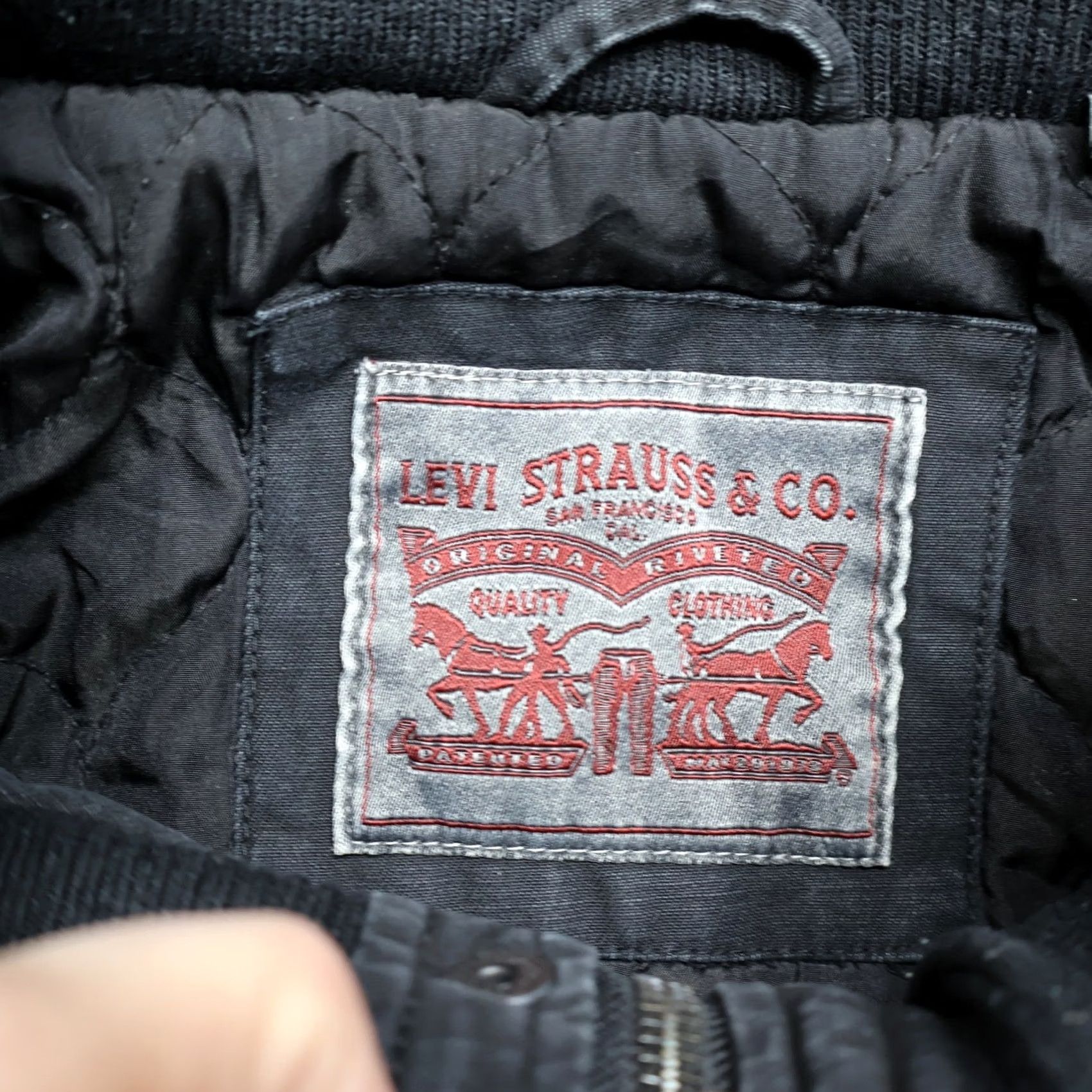 Vintage VINTAGE Levi's Jacket Mens M Black Canvas Rugged Quilt Lined Utility Field Casual Size US M / EU 48-50 / 2 - 6 Thumbnail