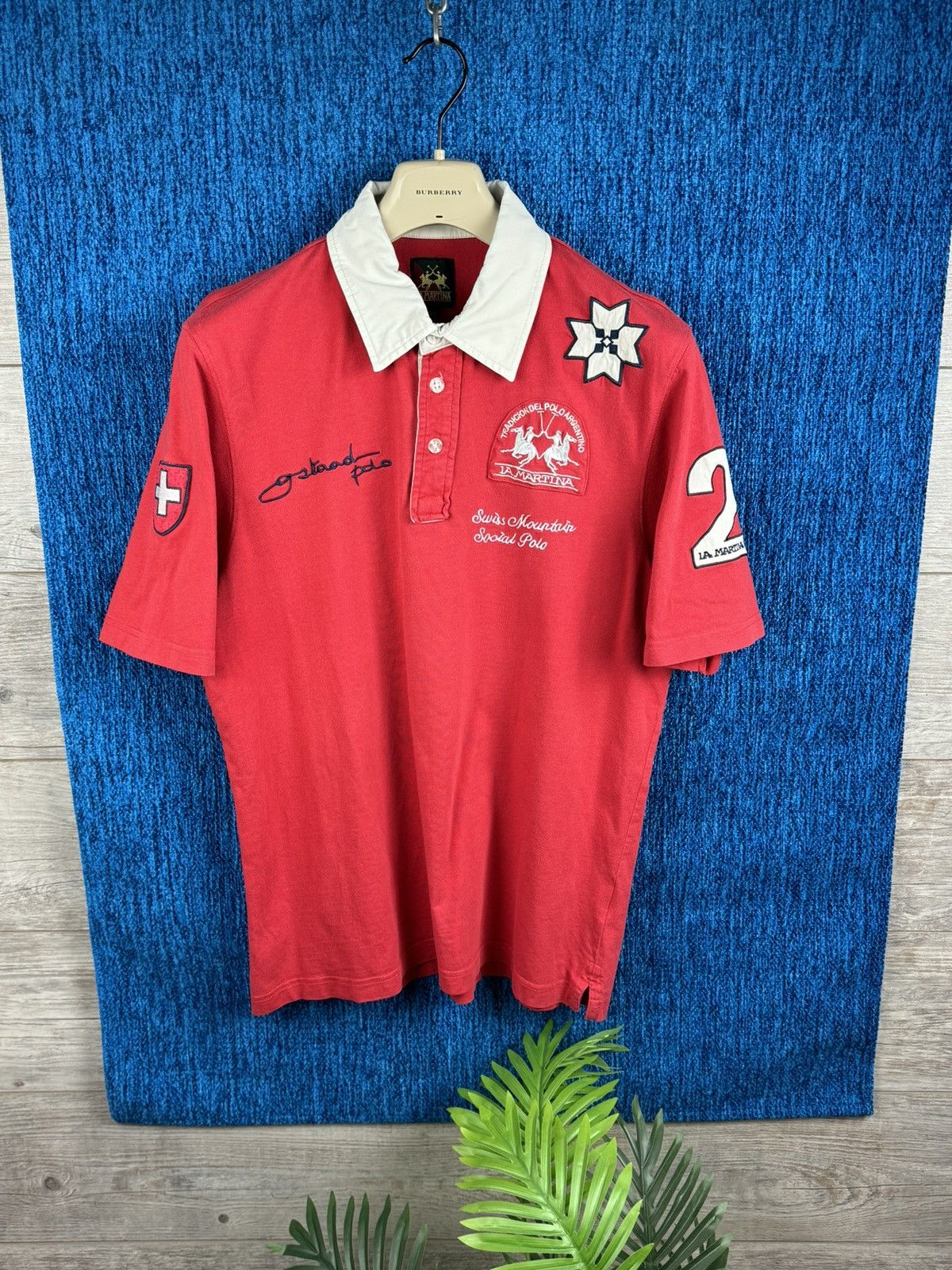 La Martina La Martina Polo Tee T-shirt vintage luxury size XL Size US XL / EU 56 / 4 - 8 Thumbnail