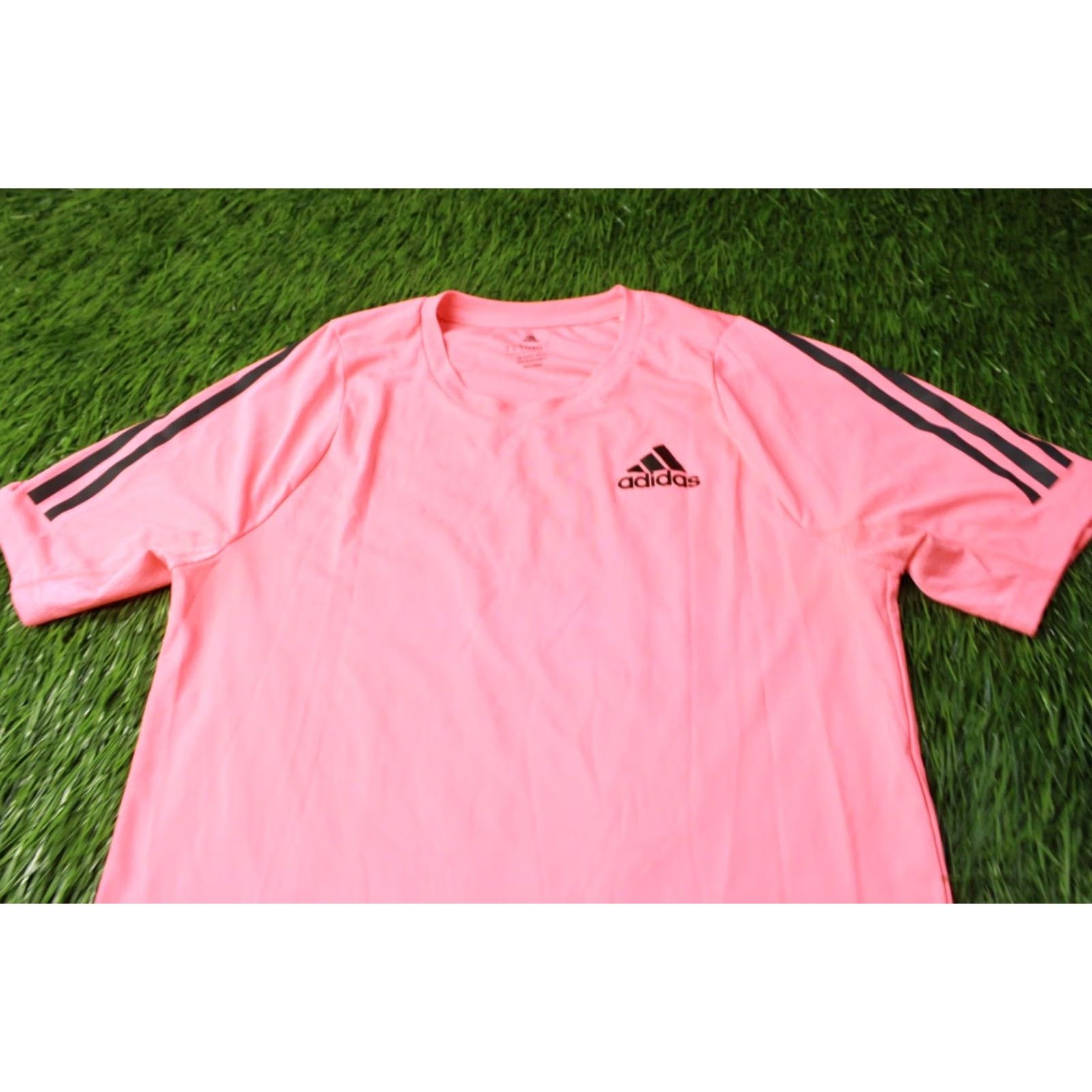 Adidas ADIDAS AEROREADY RUNNING SHIRT T-SHIRT MEN SIZE S PEACH Jersey 2021 Run Training Short Sleeve Mens Size US S / EU 44-46 / 1 - 2 Thumbnail