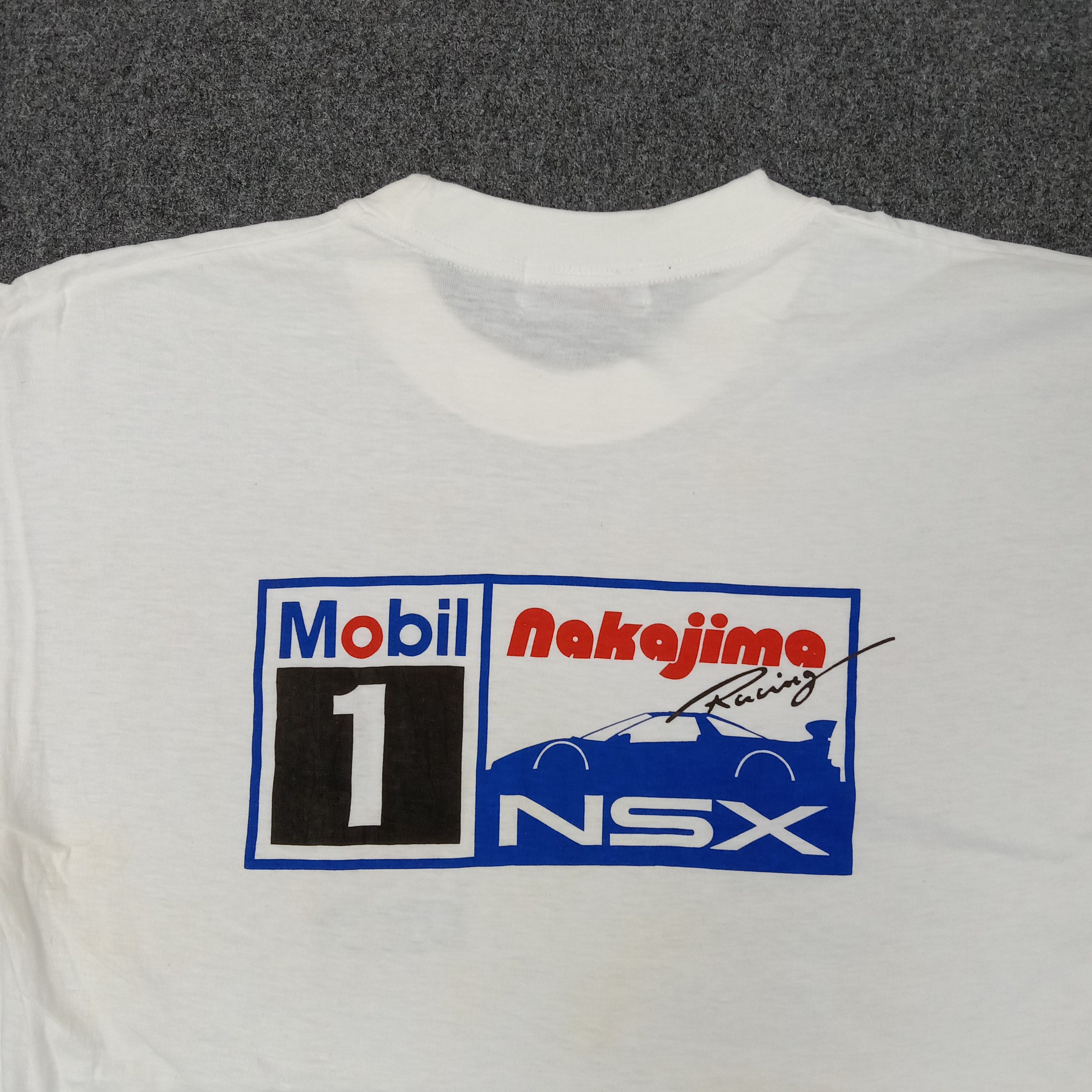 Japanese Brand Mobil 1 Nakajima Racing NSX Japanese Honda Tshirt C239N39 Size US M / EU 48-50 / 2 - 2 Thumbnail