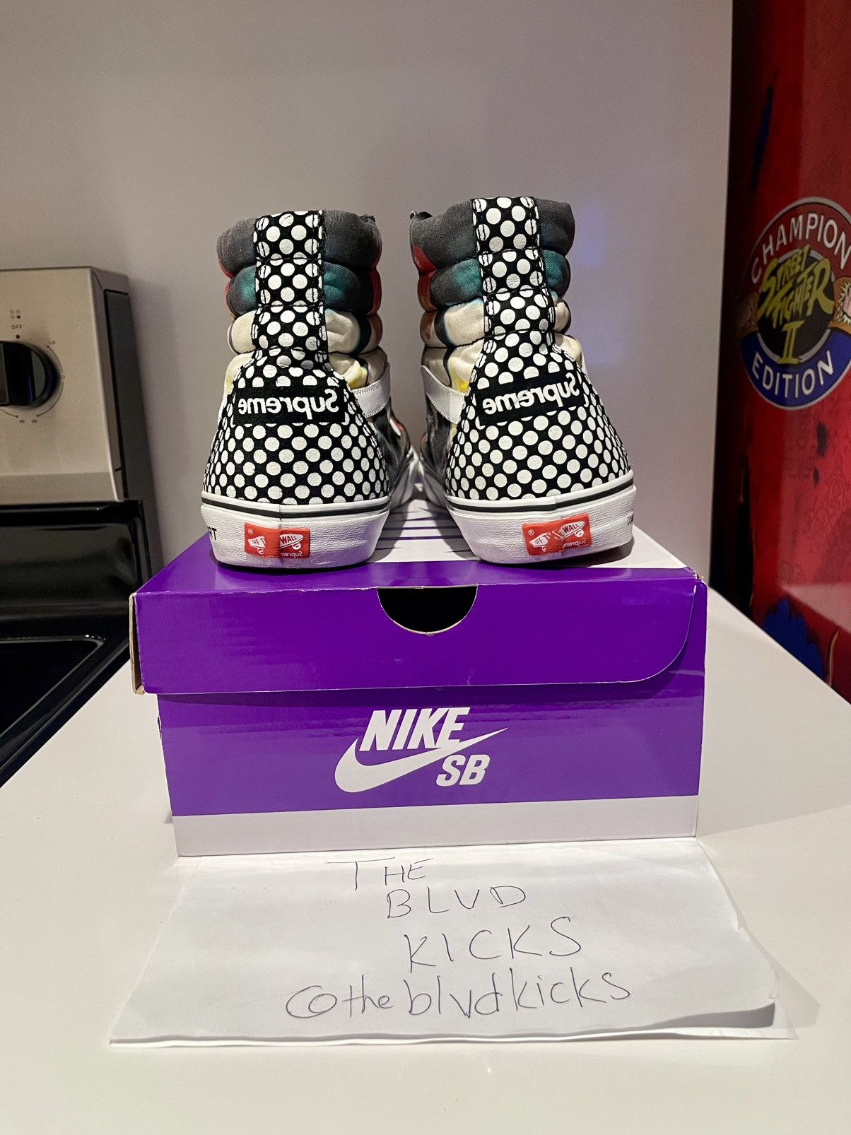 Supreme × Vans Comme des Garçons x Supreme x Vans SK8 Hi Harold Hunter Size US 12 / EU 45 - 6 Thumbnail