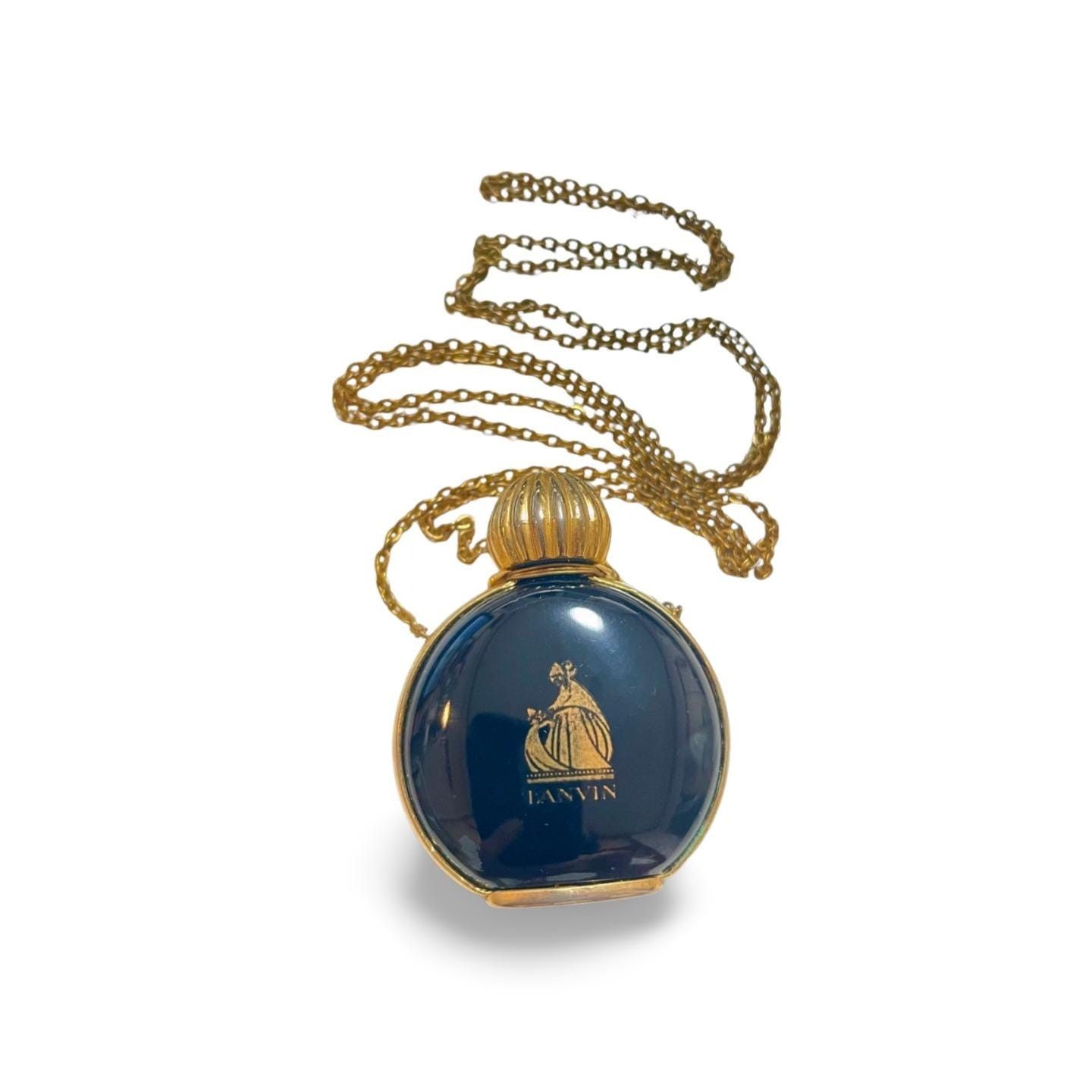 Lanvin 80’s vintage Lanvin g necklace with logo perfume bottle Size ONE SIZE - 2 Thumbnail