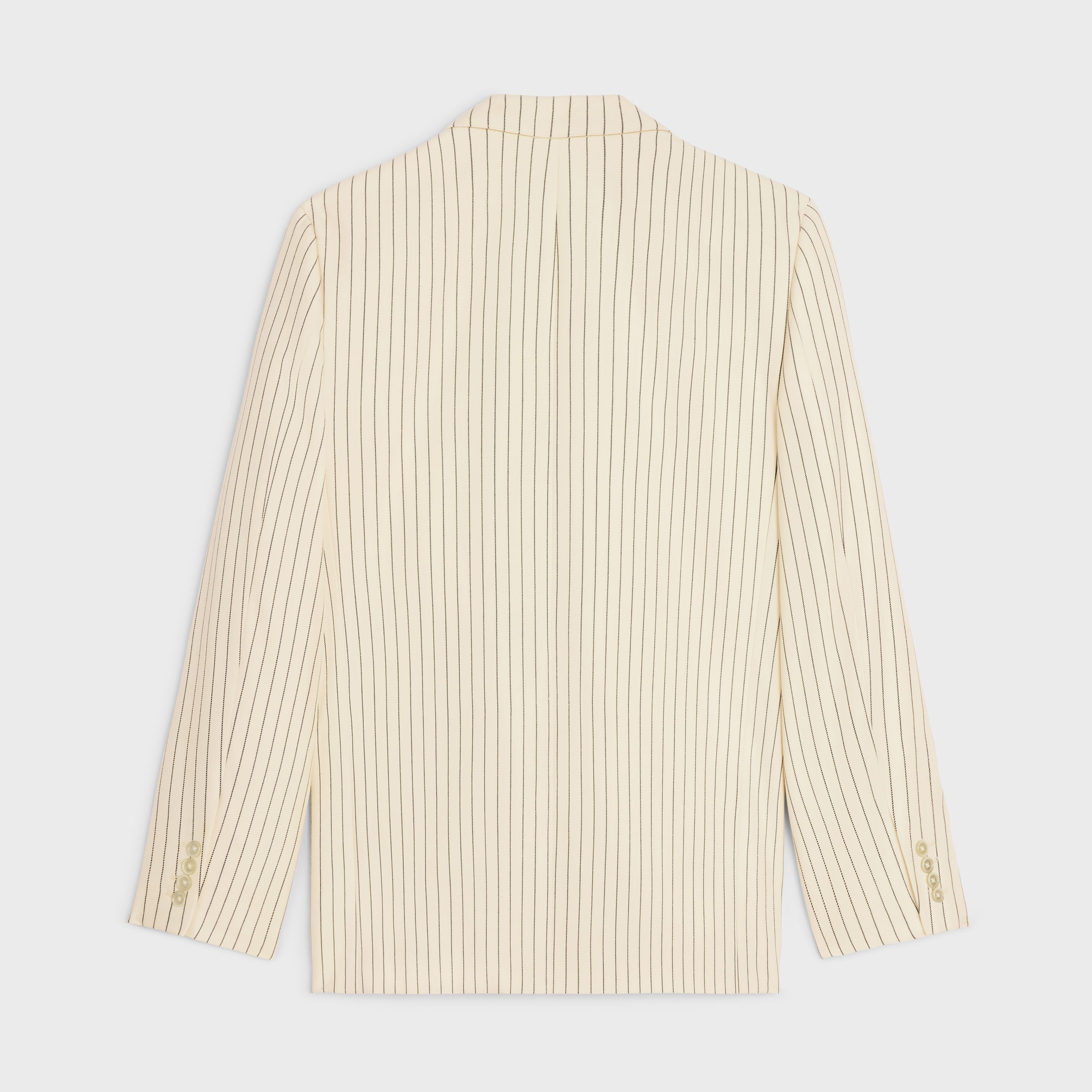 Celine o1bcso1str0825 2V54V098N Classic Jacket in Ecru/Black Size US S / EU 44-46 / 1 - 2 Thumbnail