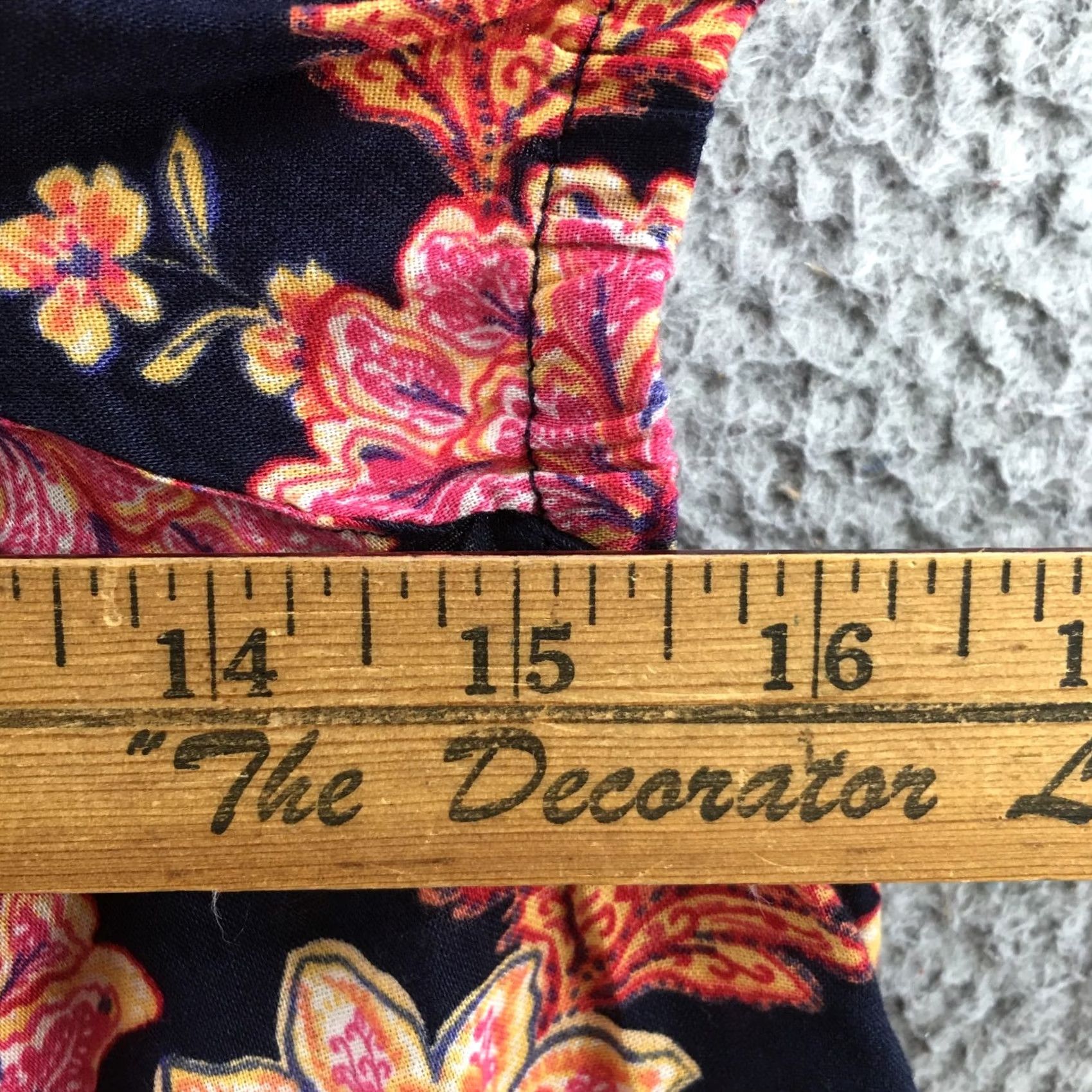 Old Navy Old Navy Womens M Multicolor Cotton Blend Floral Tie-Back Swing Blouse Size M / US 6-8 / IT 42-44 - 5 Thumbnail