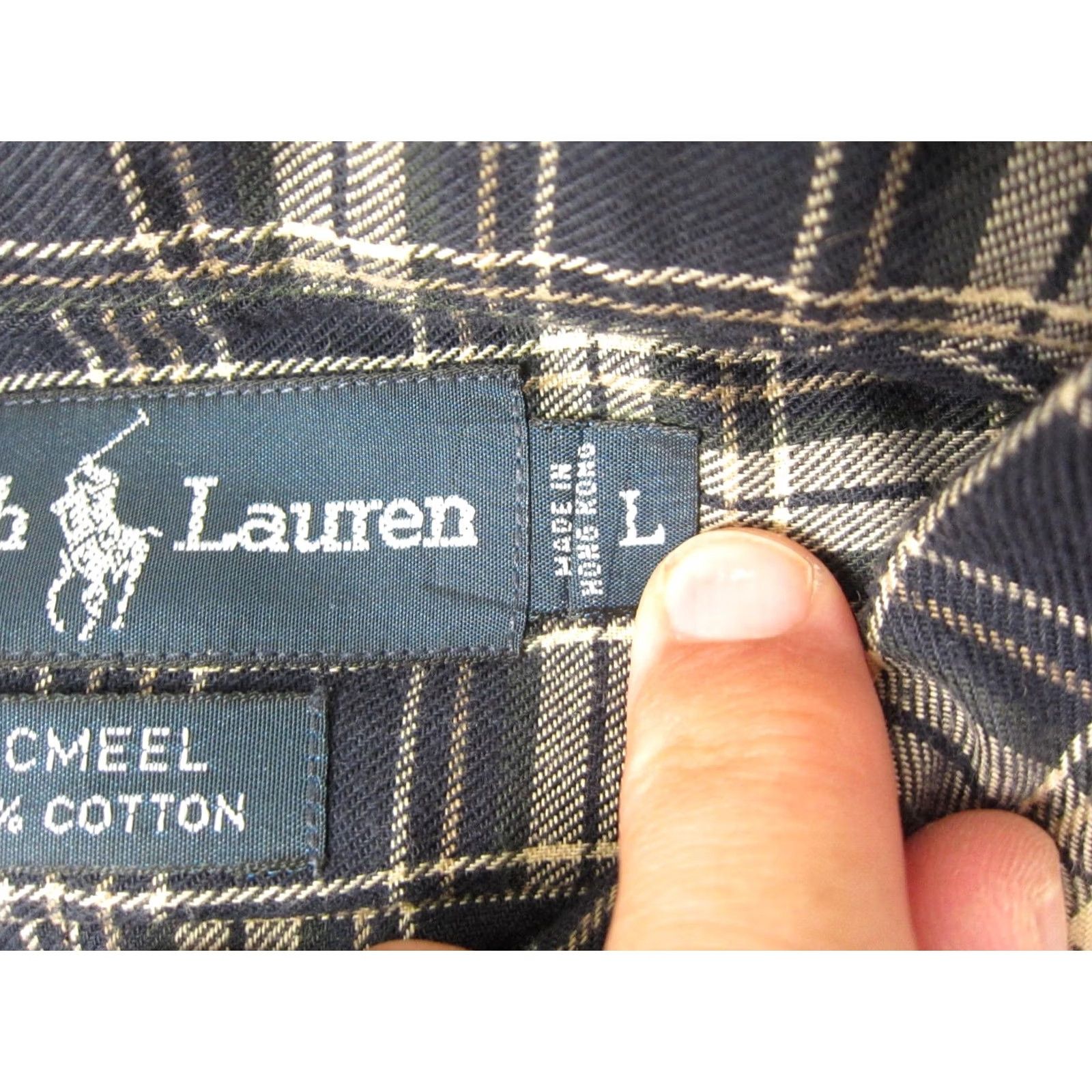 Ralph Lauren VINTAGE Ralph Lauren Shirt Adult Large L Blue Brown Pony McMeel Mens Rugby 90s Classic Retro Size US L / EU 52-54 / 3 - 6 Thumbnail