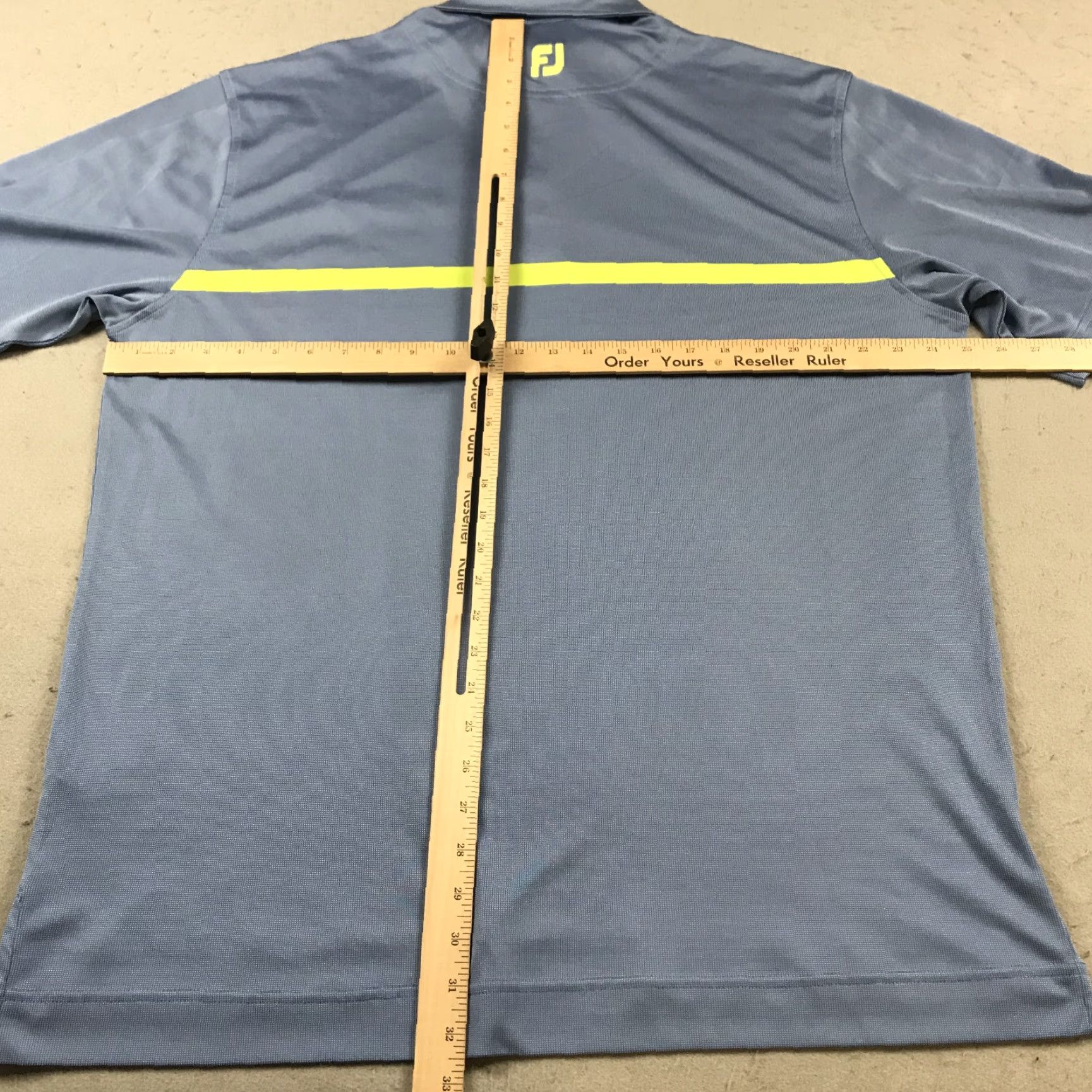 Footjoy FootJoy Polo Shirt Mens XL Blue Golf Performance Stretch Logo Polo Size US XL / EU 56 / 4 - 7 Thumbnail