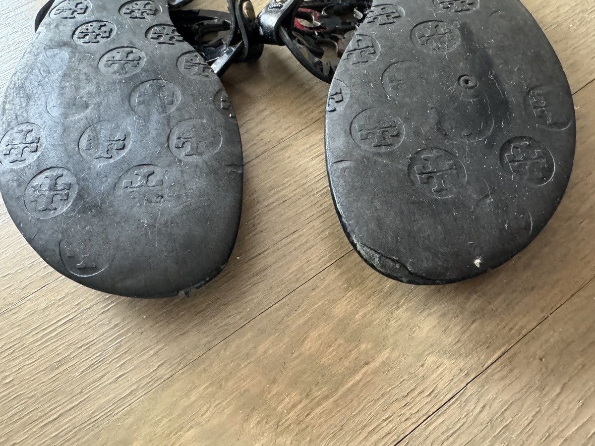 Tory Burch Tory Burch Authentic Miller Sandals Black Patent Leather 7.5 Size US 7.5 / IT 37.5 - 7 Thumbnail