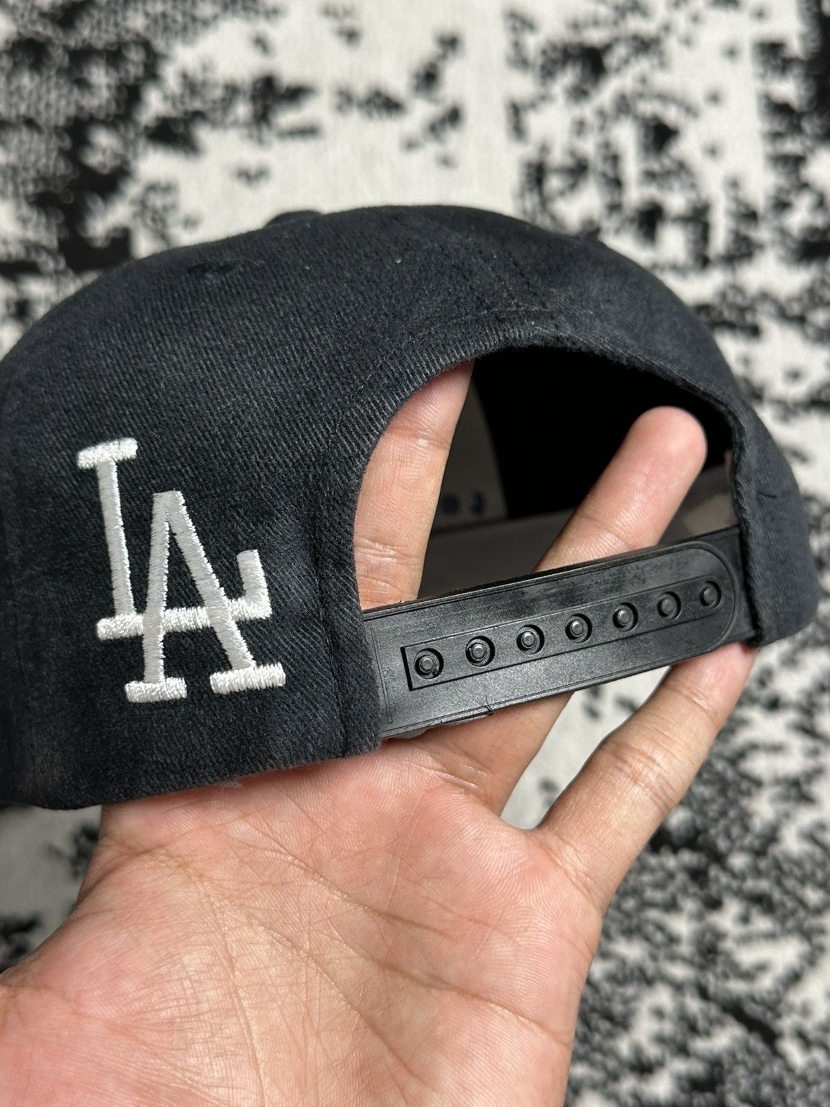 American Needle LA Dodgers MLB Vintage Hat Black Size ONE SIZE - 4 Thumbnail