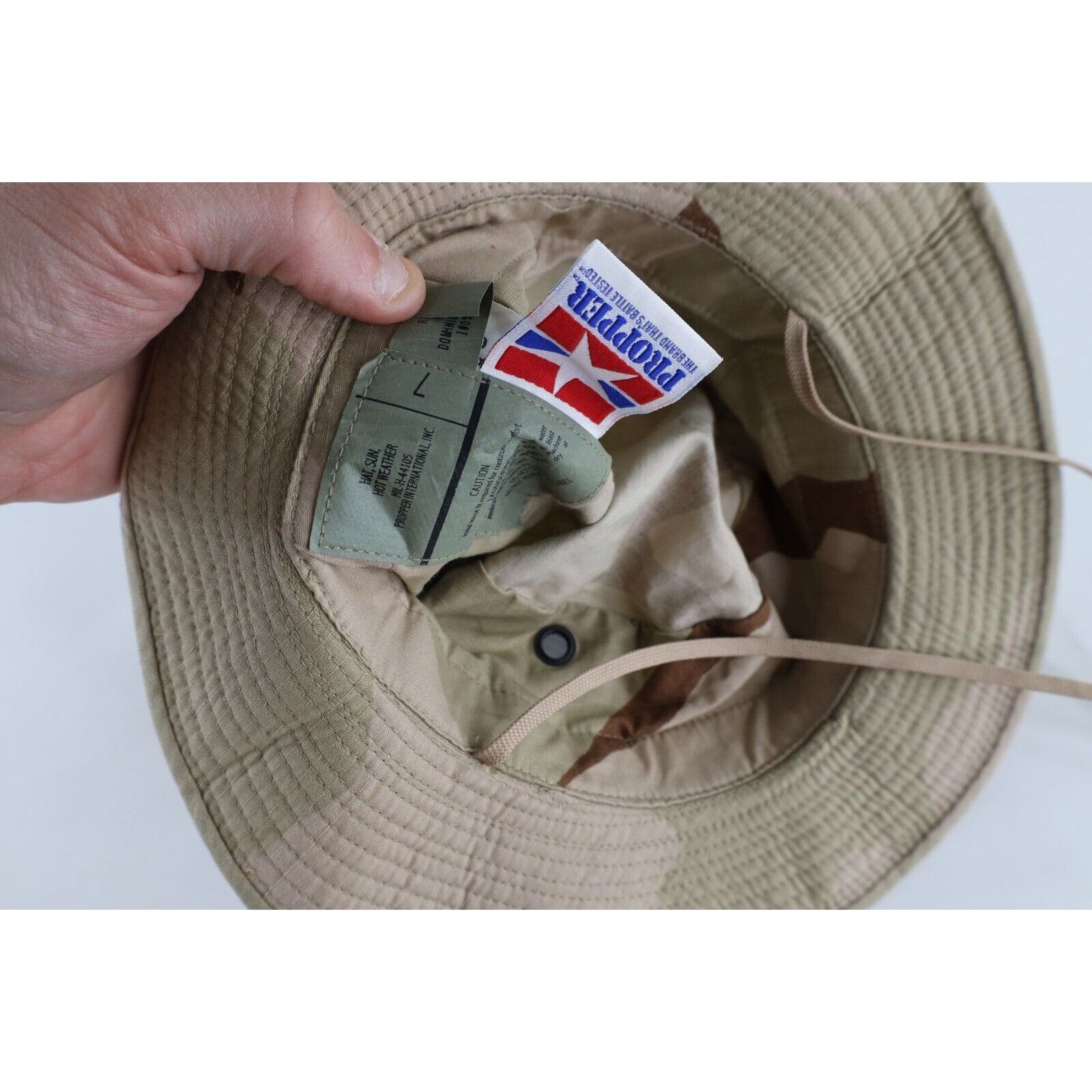 Propper × Vintage Vintage Propper Camouflage Military Hot Weather Sun Hat Size ONE SIZE - 7 Thumbnail