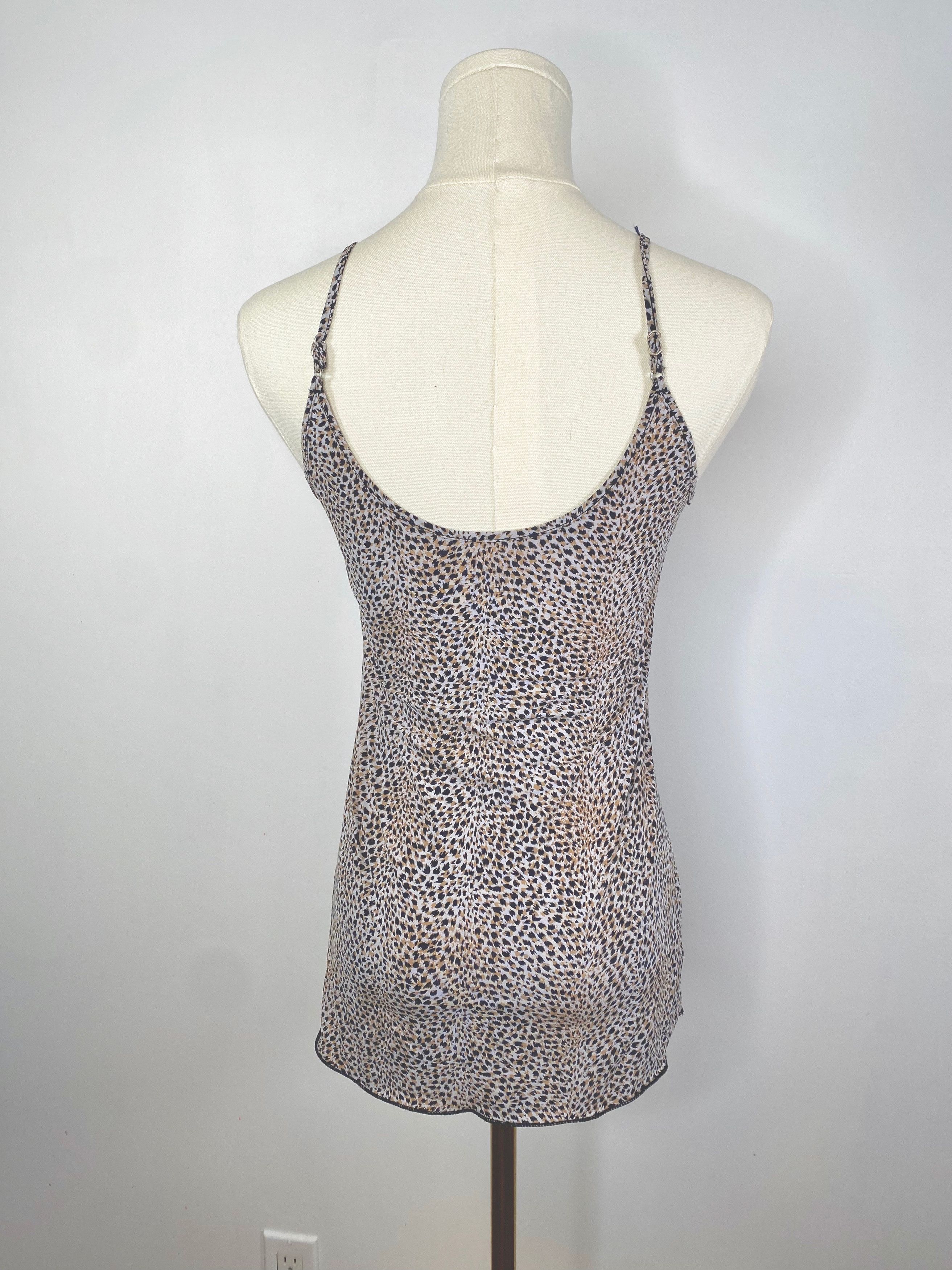 Vintage Grey Leopard Print Camisole Size ONE SIZE - 3 Thumbnail