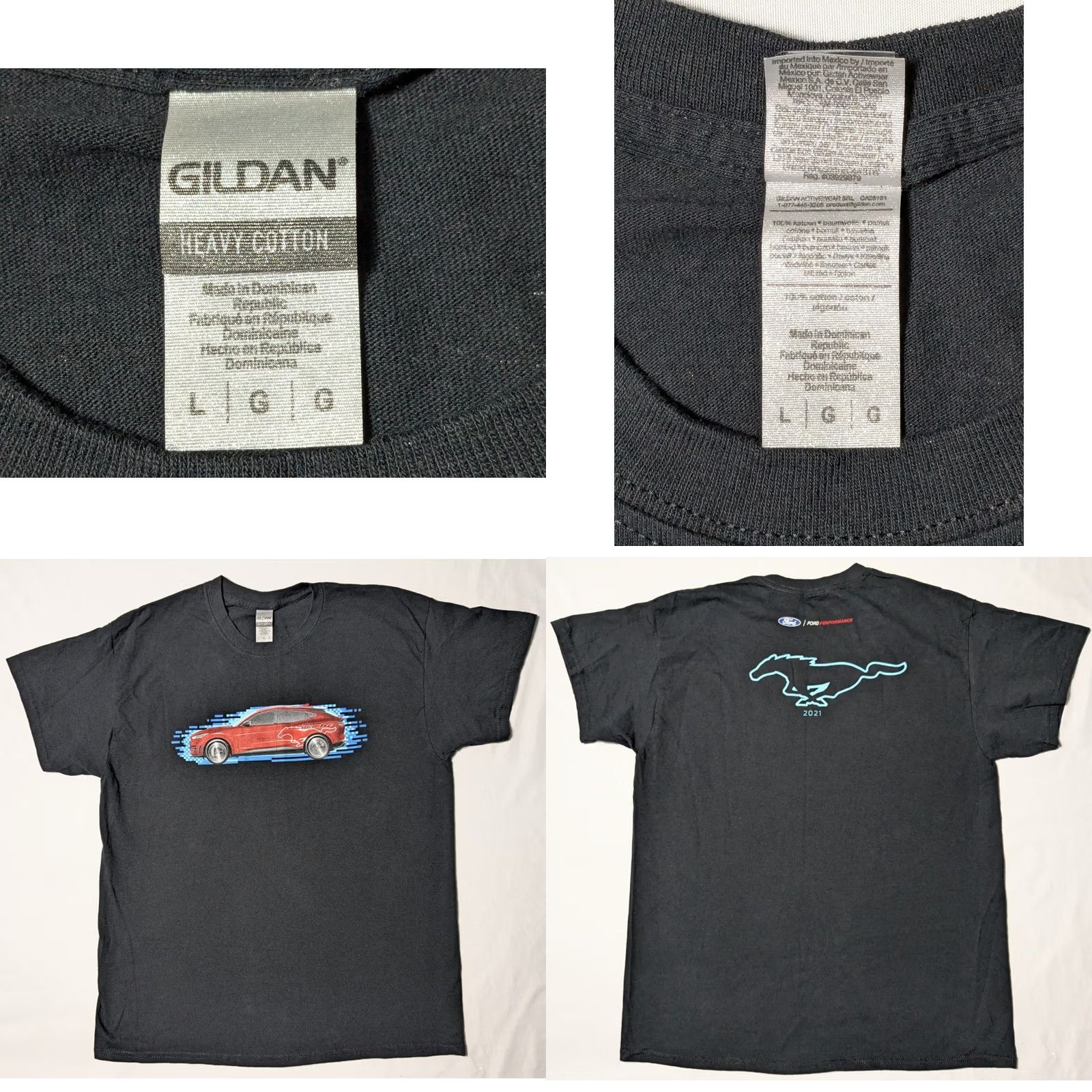 Ford Ford Mustang Mach E Electric 2021 Ford Performance T-Shirt - Men Large Shirt Size US L / EU 52-54 / 3 - 8 Thumbnail