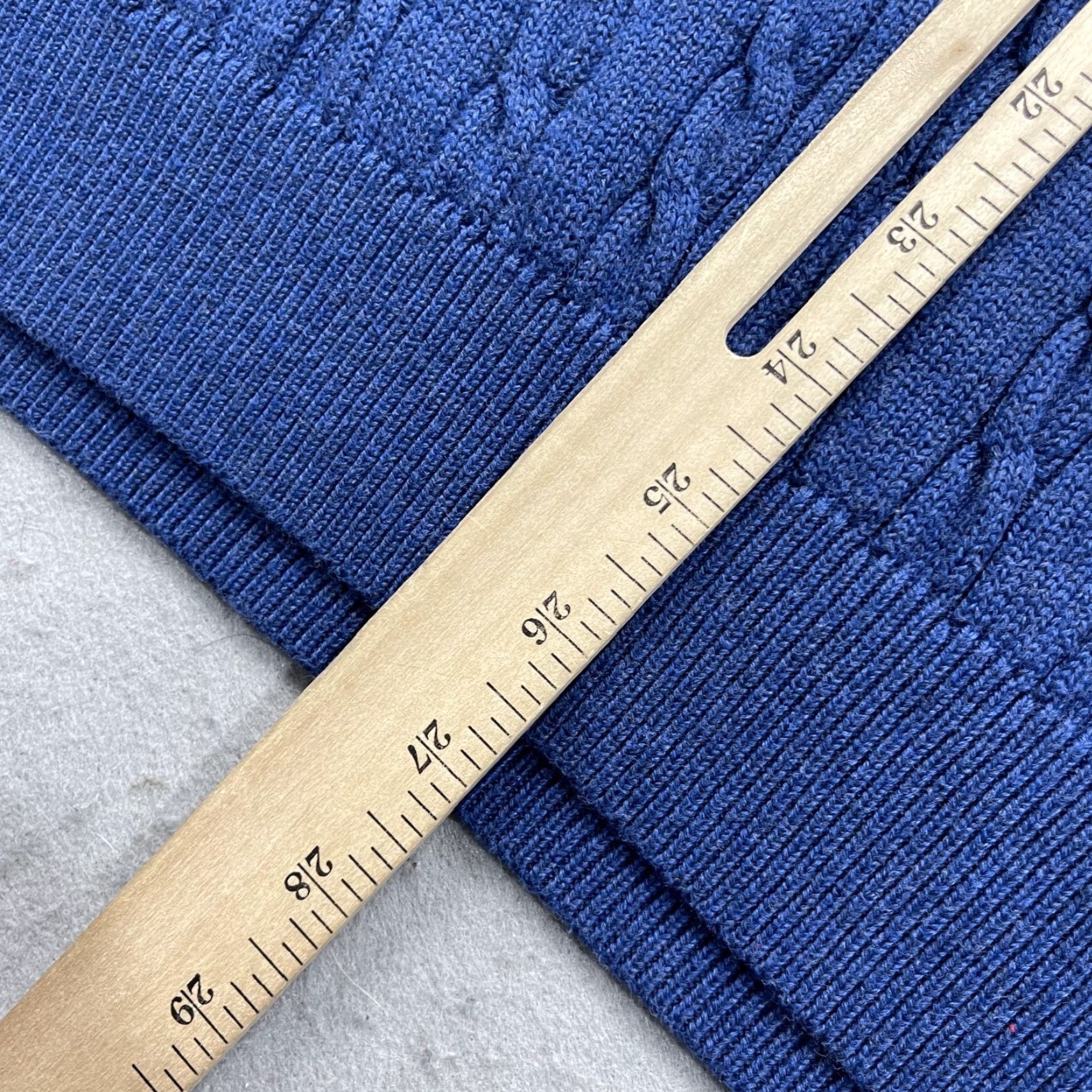 Brooks Brothers Brooks Brothers Sweater Mens 2XL Blue 100% Supima Cotton Cable Knit Crewneck Size US XXL / EU 58 / 5 - 7 Thumbnail