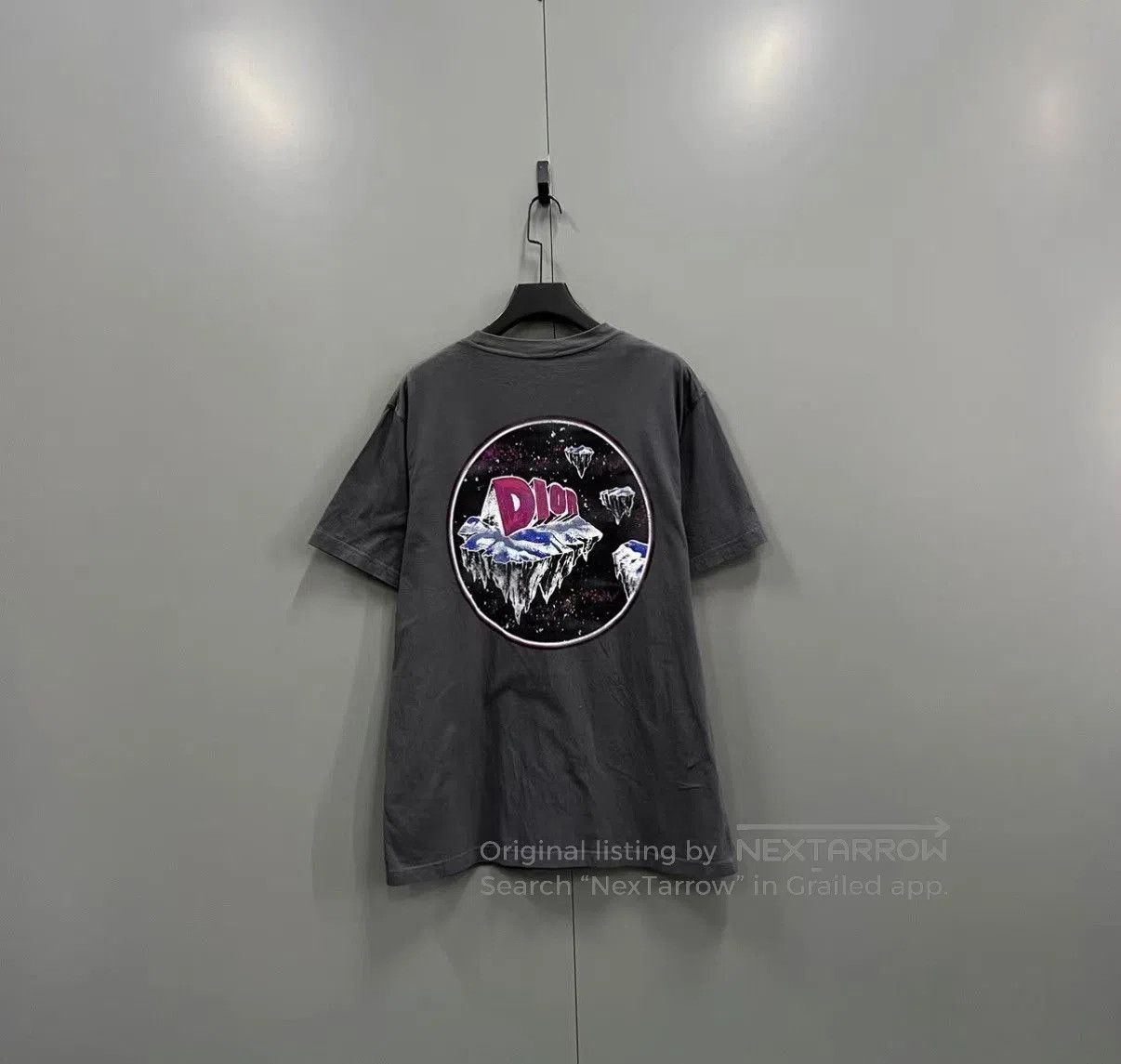 Dior Gray Short Sleeve Graphic T-Shirt. Size US L / EU 52-54 / 3 - 2 Thumbnail
