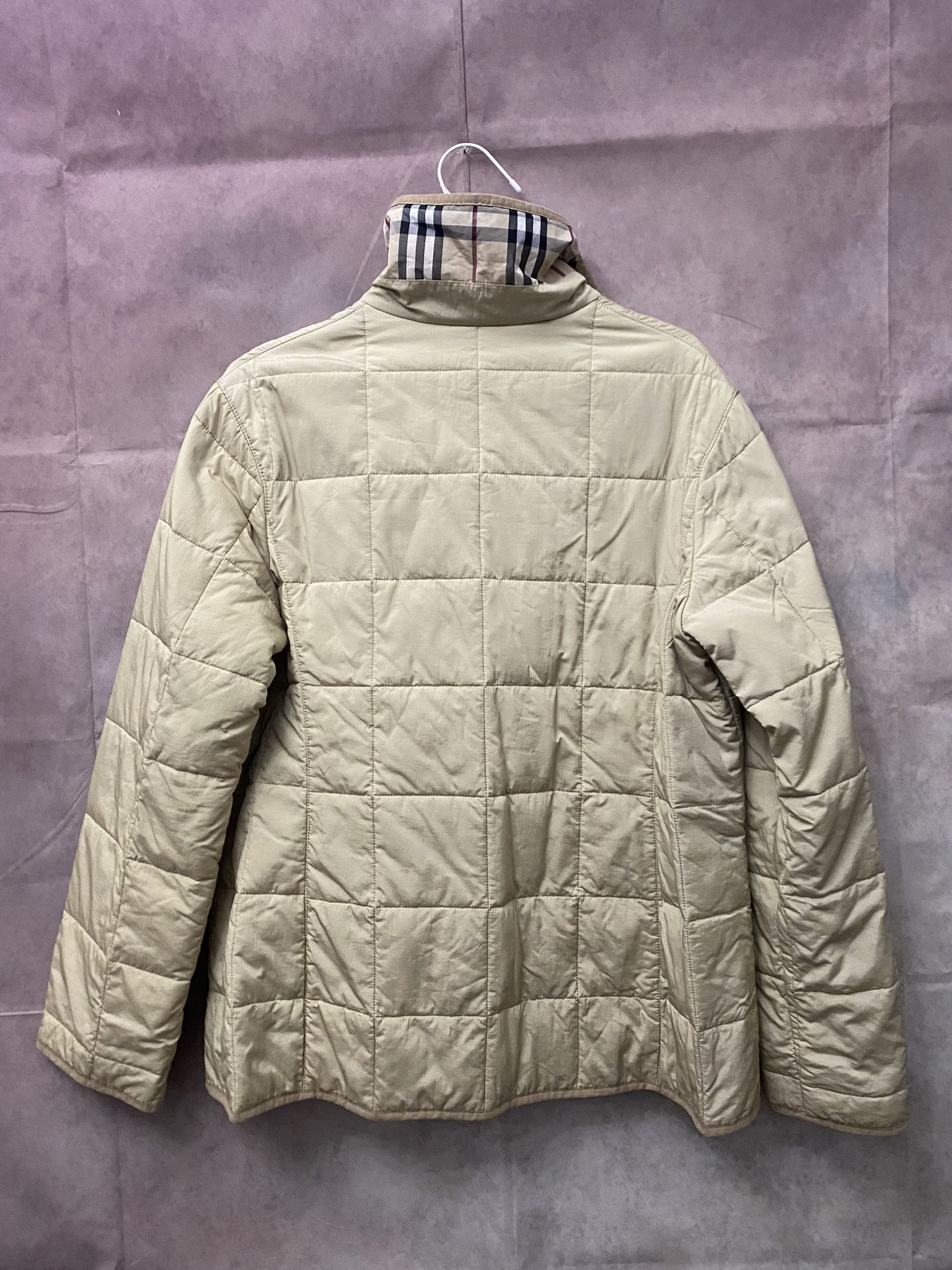 Burberry × Designer Burberry Nova Check Jacket Beige Size M / US 6-8 / IT 42-44 - 4 Thumbnail
