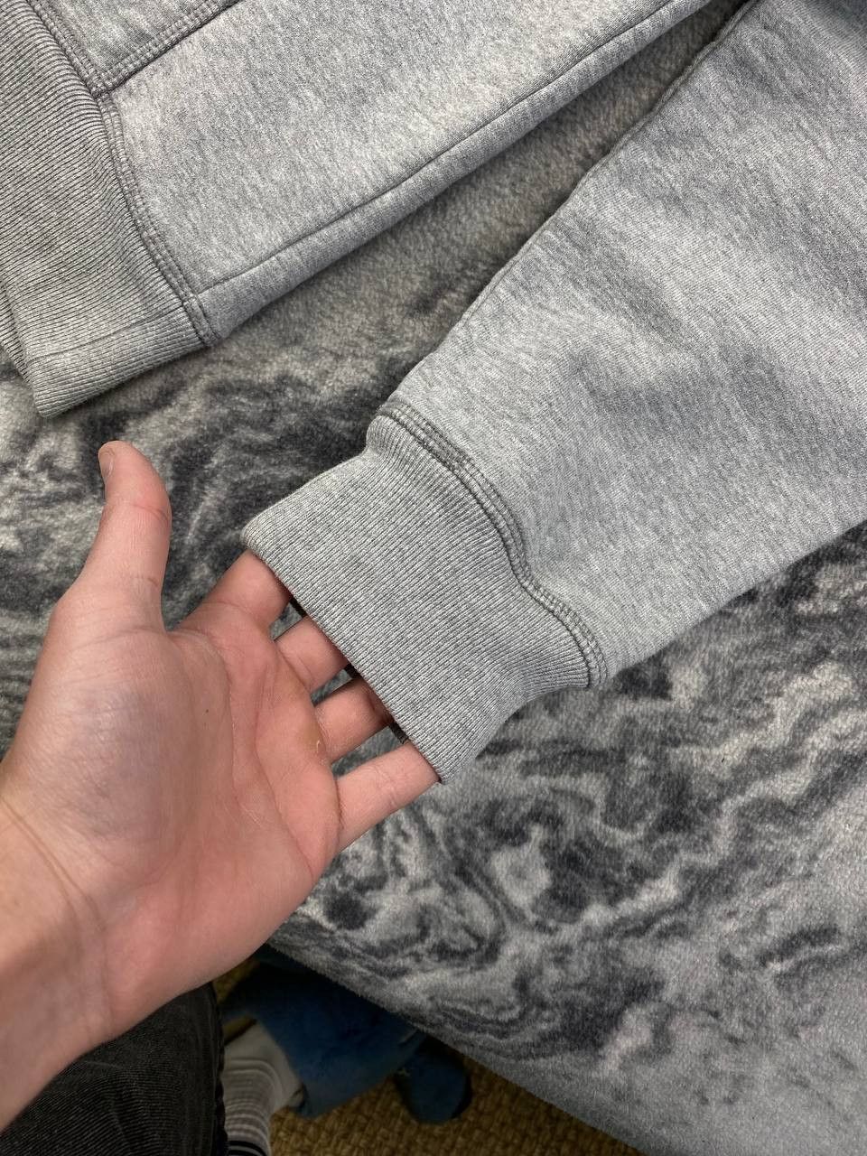 Corteiz Corteiz Satin Allstarz Applique Hoodie Men Size S Gray Size US S / EU 44-46 / 1 - 5 Thumbnail