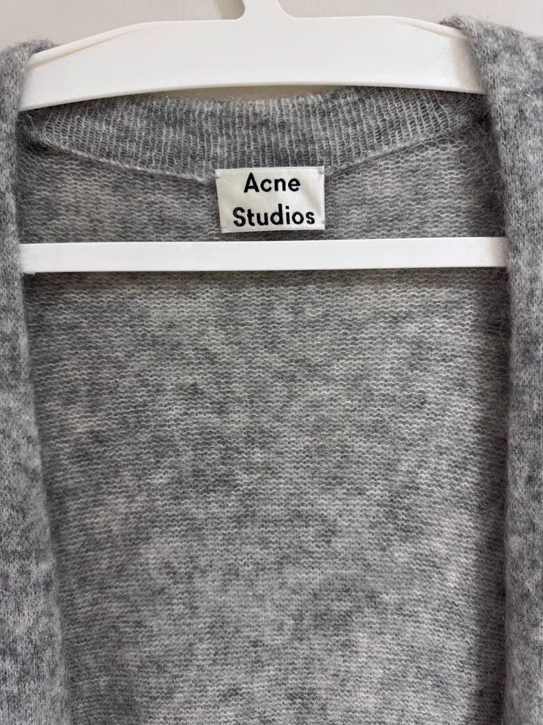 Acne Studios Acne Studios Long Mohair Knit Cardigan Size XXS / US 00 / IT 34 - 2 Thumbnail