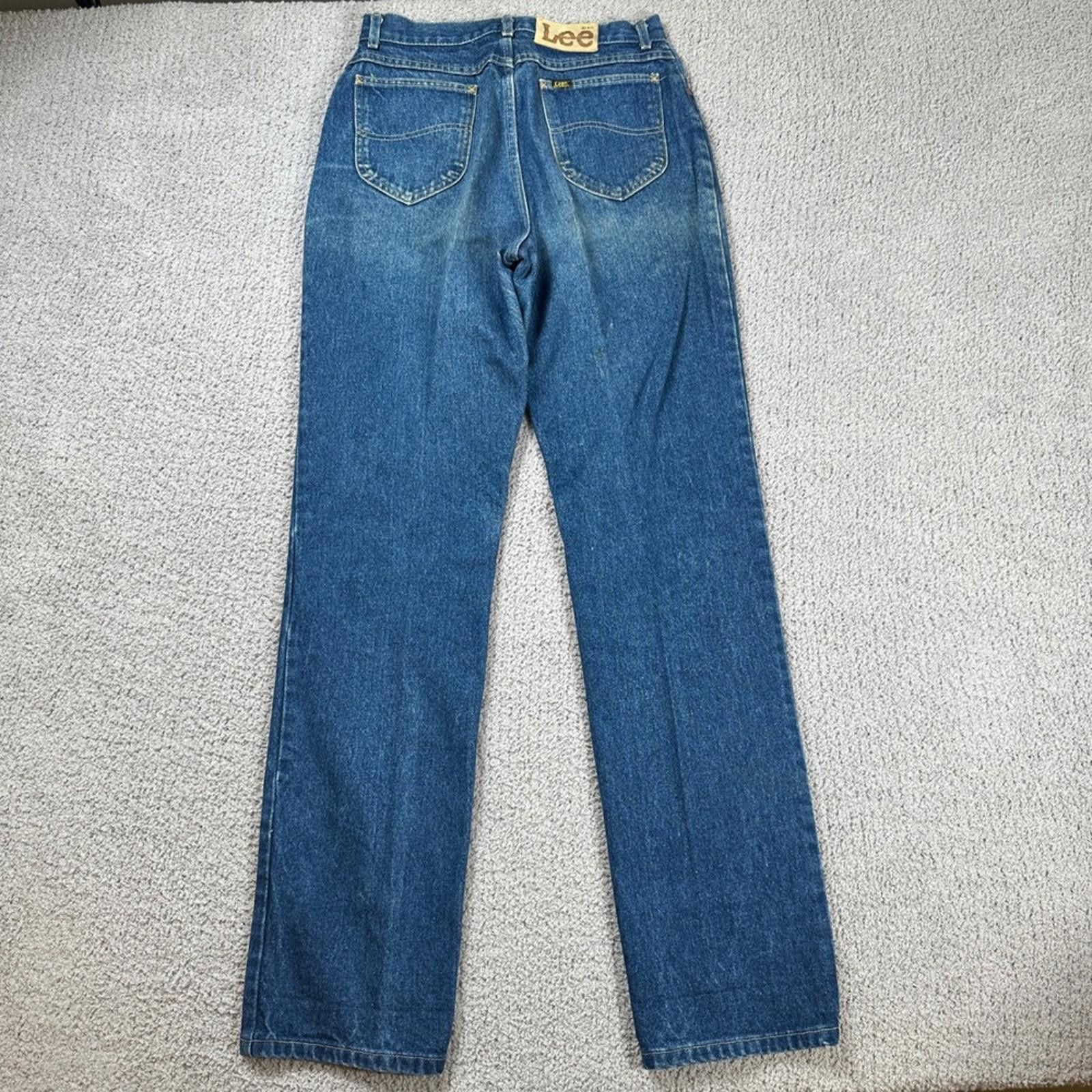 Lee Vintage Lee Made in USA Womens Jeans 14 L Medium Wash High Size 36" / US 14 / IT 50 - 2 Thumbnail