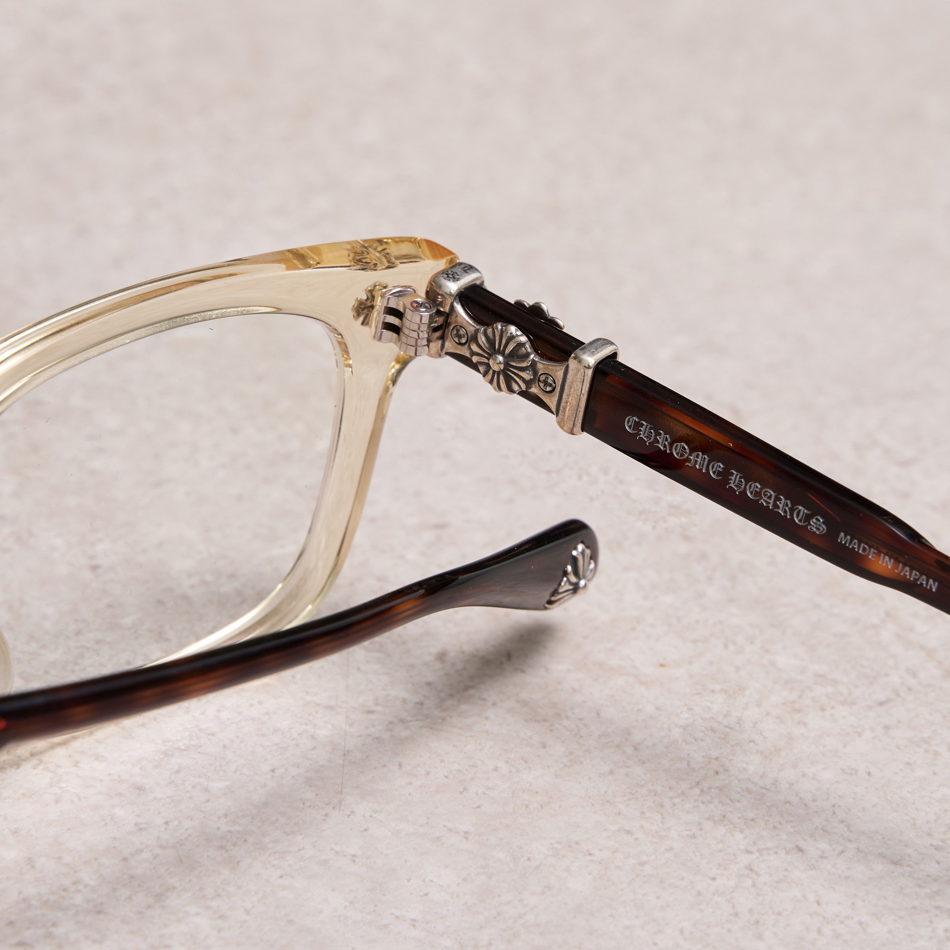 Chrome Hearts ✨RARE CHROME HEARTS COX UCKER Pale Ale-Havana Tortoise Size ONE SIZE - 14 Thumbnail