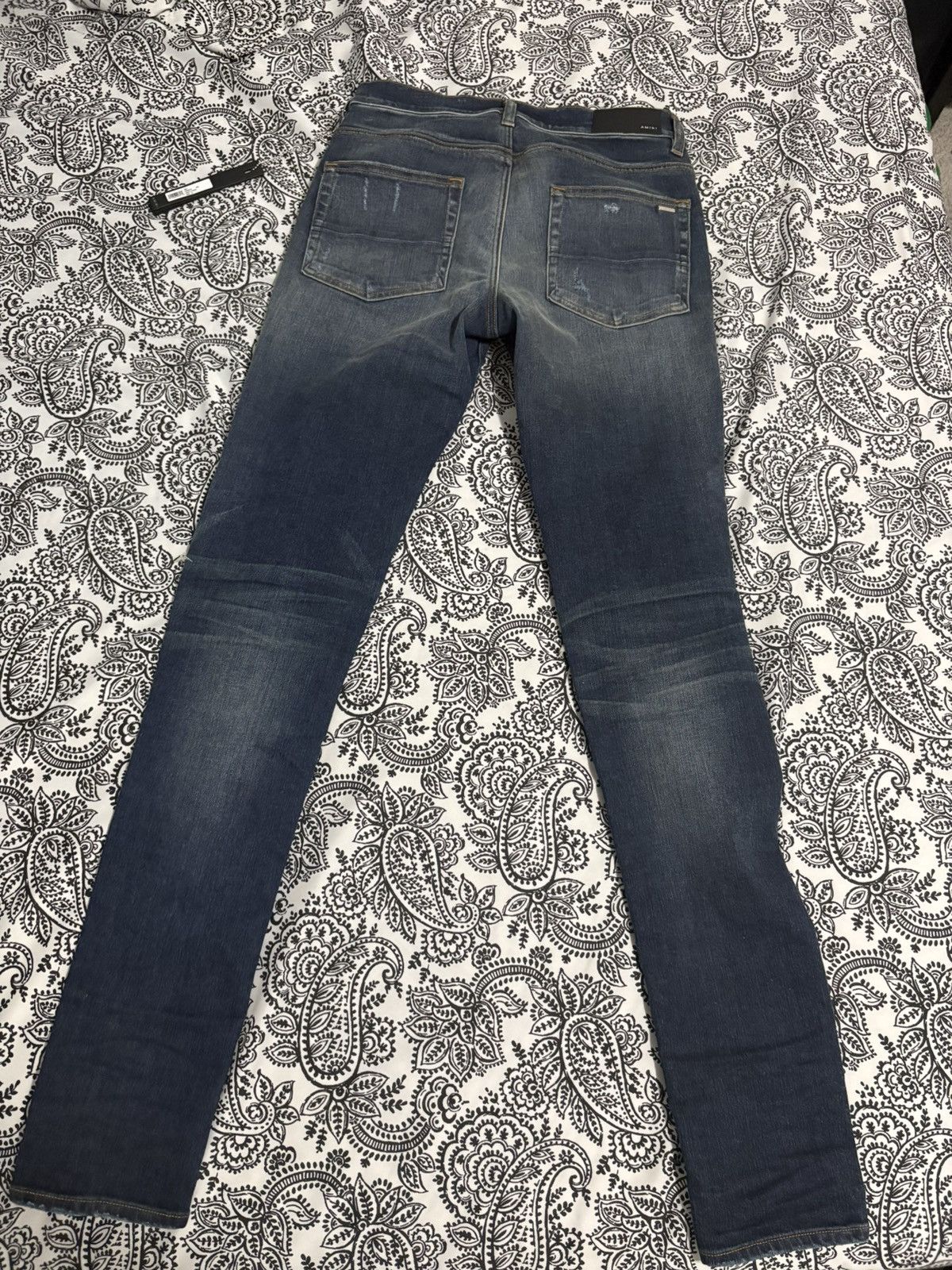Amiri Amiri Mx1 Dark Indigo Jeans Size US 31 - 5 Thumbnail