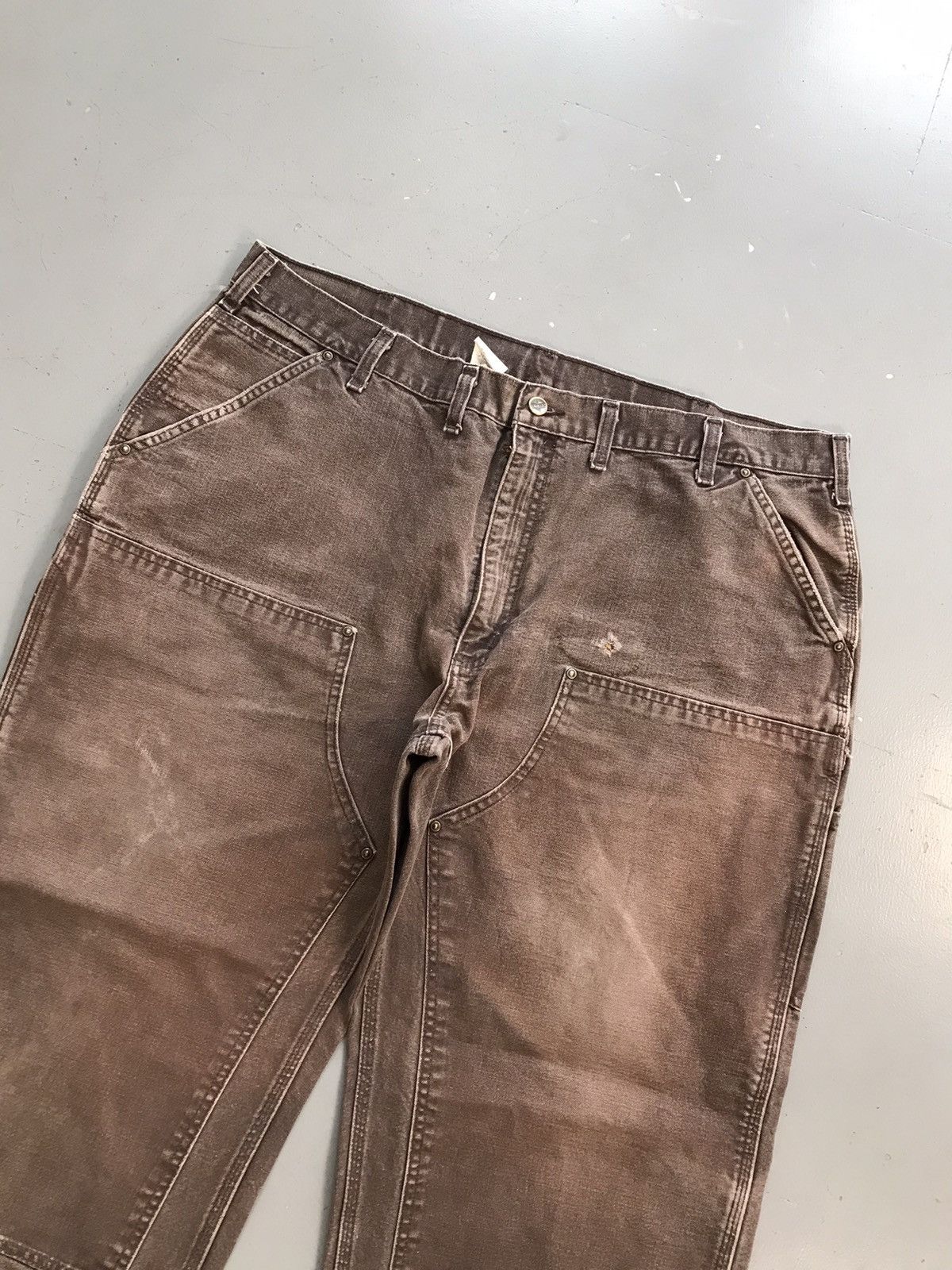 Carhartt × Vintage Vintage Carhartt B136 DKB double knee carpenter denim Size US 44 / EU 60 - 3 Thumbnail