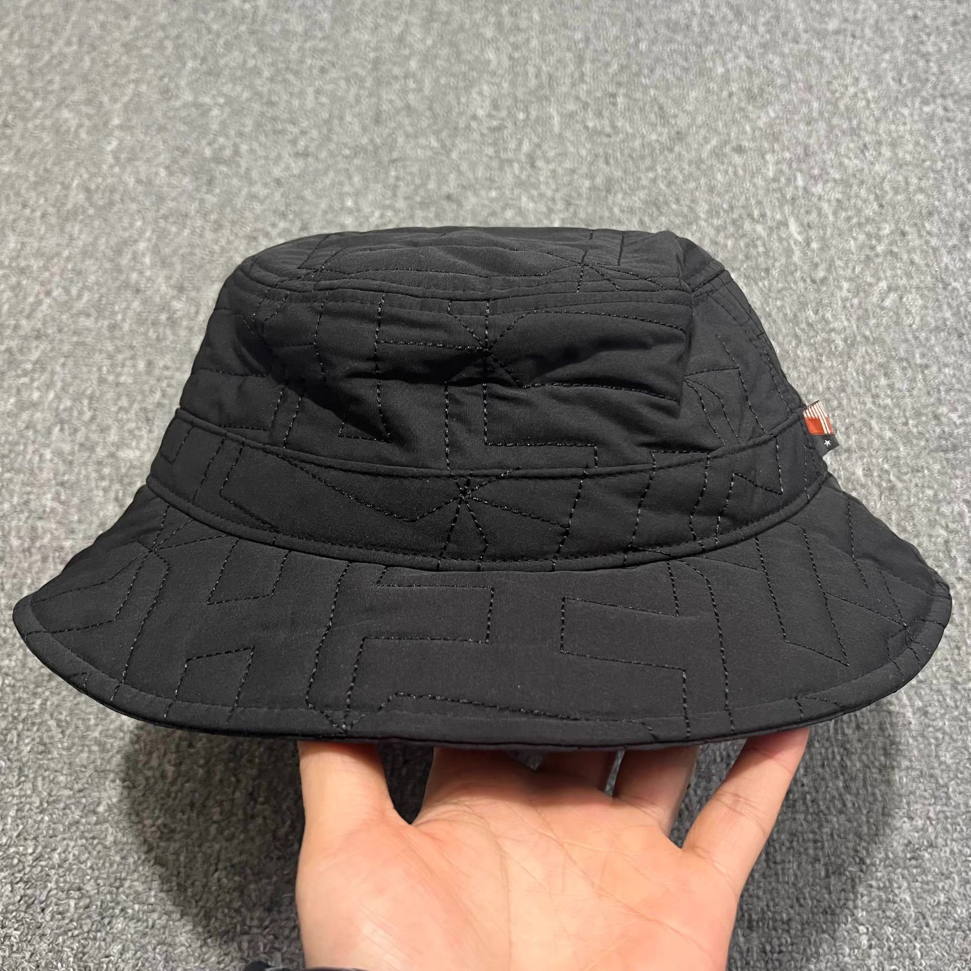 Honor the Gift HonorTheGift Quilted Single-Line Embroidered Bucket Hat Q7 Size ONE SIZE - 5 Thumbnail
