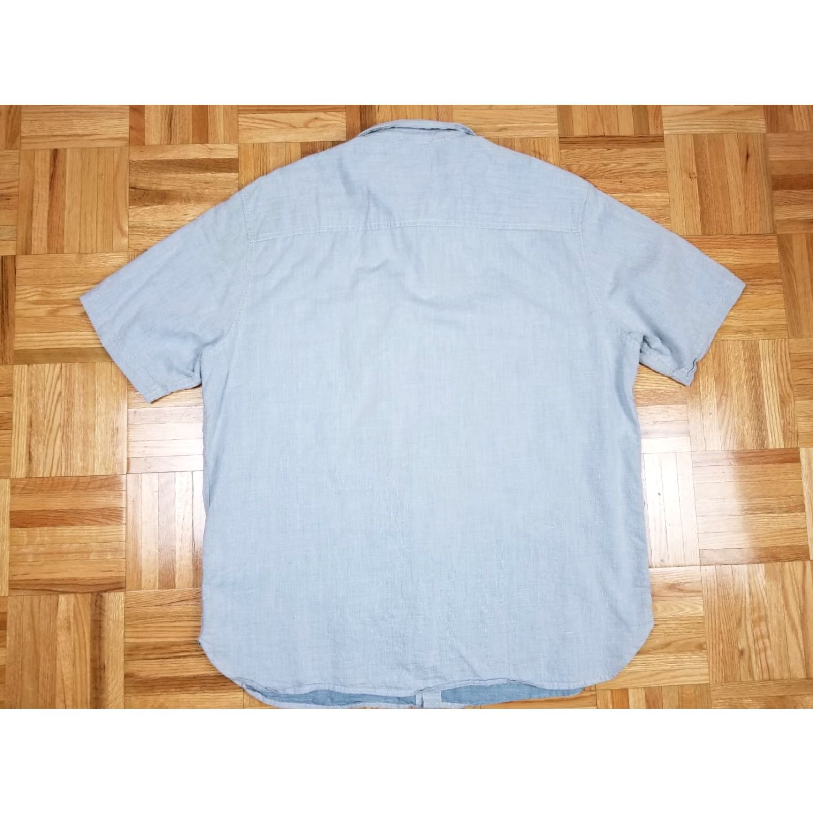 Patagonia VINTAGE Patagonia Cotton Short Sleeve Shirt Mens Large Blue T-Shirt Regular Fit 24 inch Cross Chest USA Theme Band Retro Rock Tropical Size US L / EU 52-54 / 3 - 5 Thumbnail