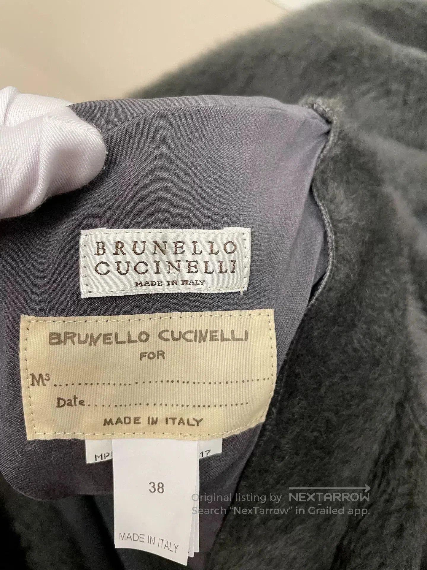 Brunello Cucinelli Brunello Cucinelli Reversible Lambskin Coat. Size US S / EU 44-46 / 1 - 5 Thumbnail