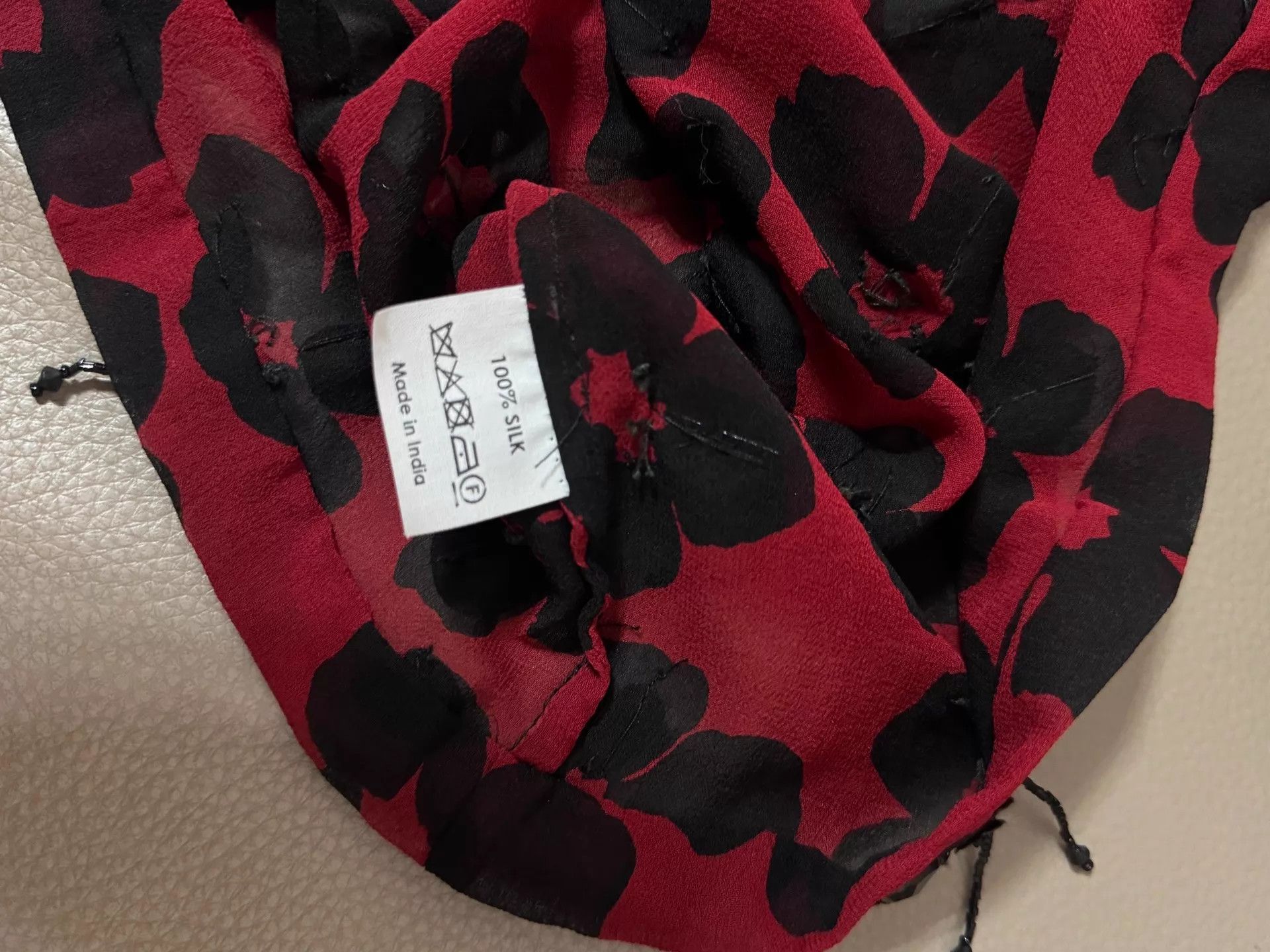Dries Van Noten DRIES VAN NOTEN 2014ss floral beaded silk top 38 Size XS / US 0-2 / IT 36-38 - 6 Thumbnail