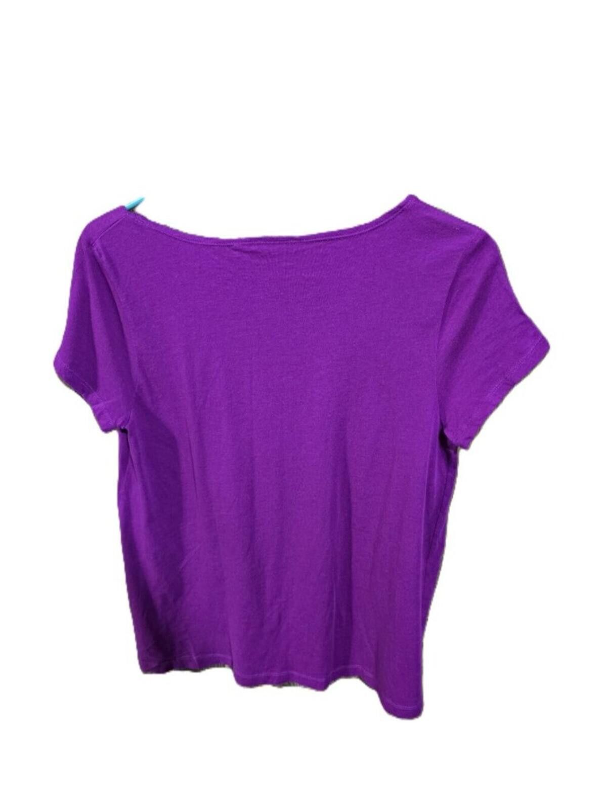 Croft & Barrow Croft & Barrow Purple Tunic Top Size M / US 6-8 / IT 42-44 - 3 Thumbnail