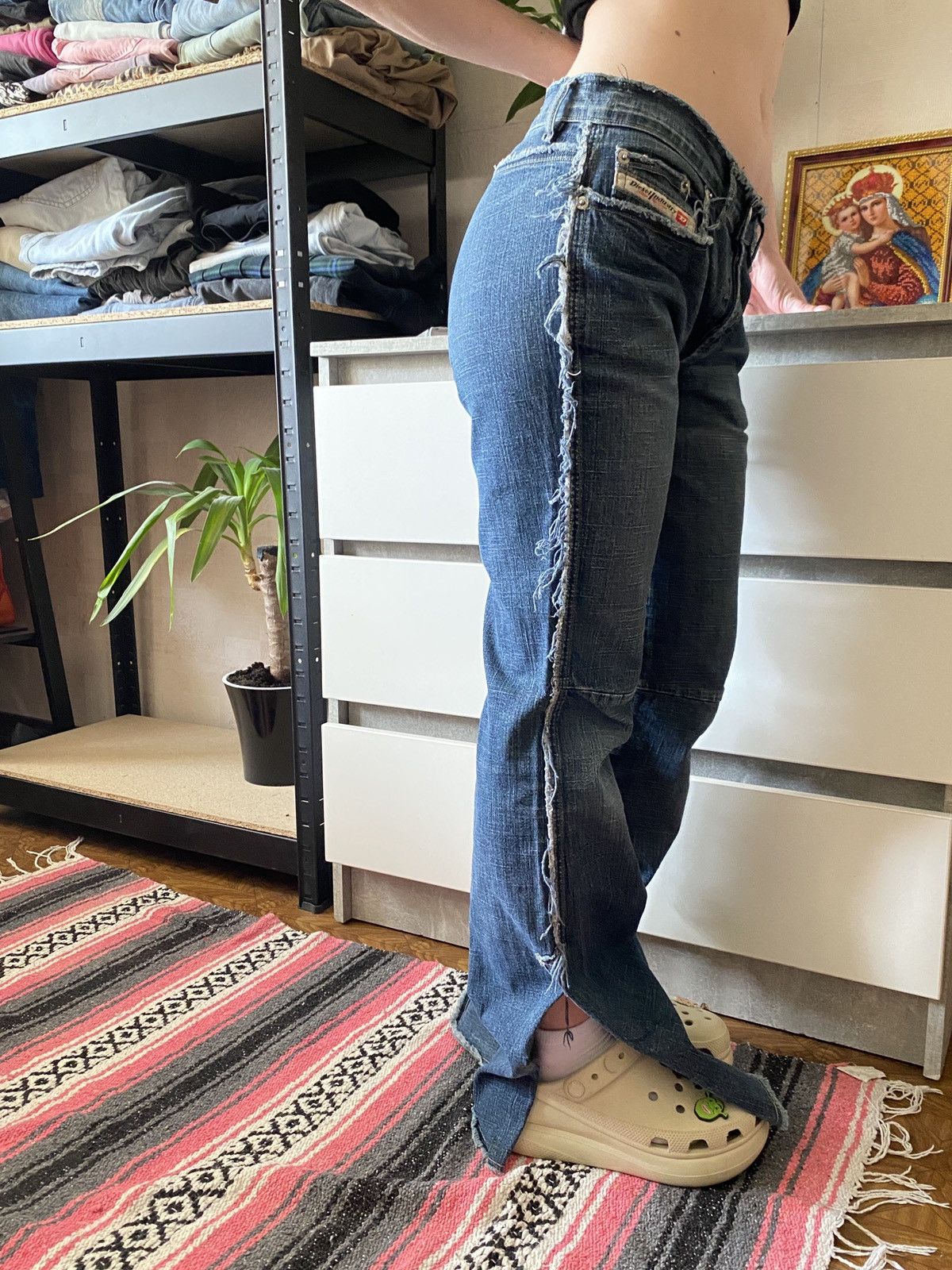 Beauty Beast × Diesel × Vintage vintage y2k bratz style jeans DIESEL Size 29" - 7 Thumbnail