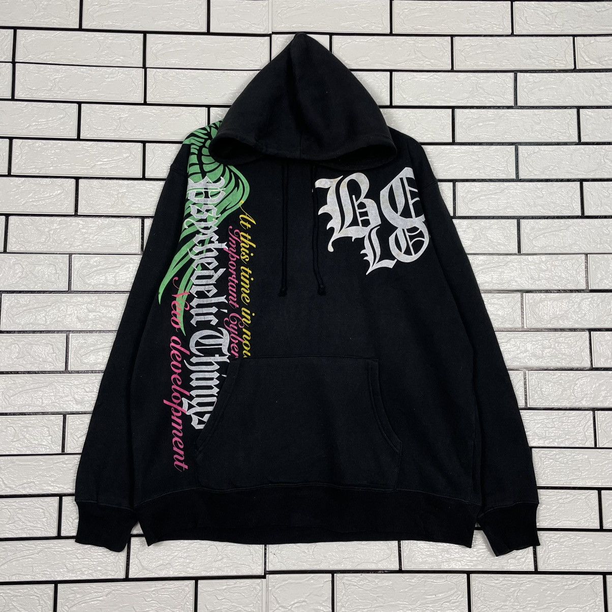 Japanese Brand Strange Heaven Surf Style Big Print Pullover Hoodie Size US L / EU 52-54 / 3 - 1 Thumbnail