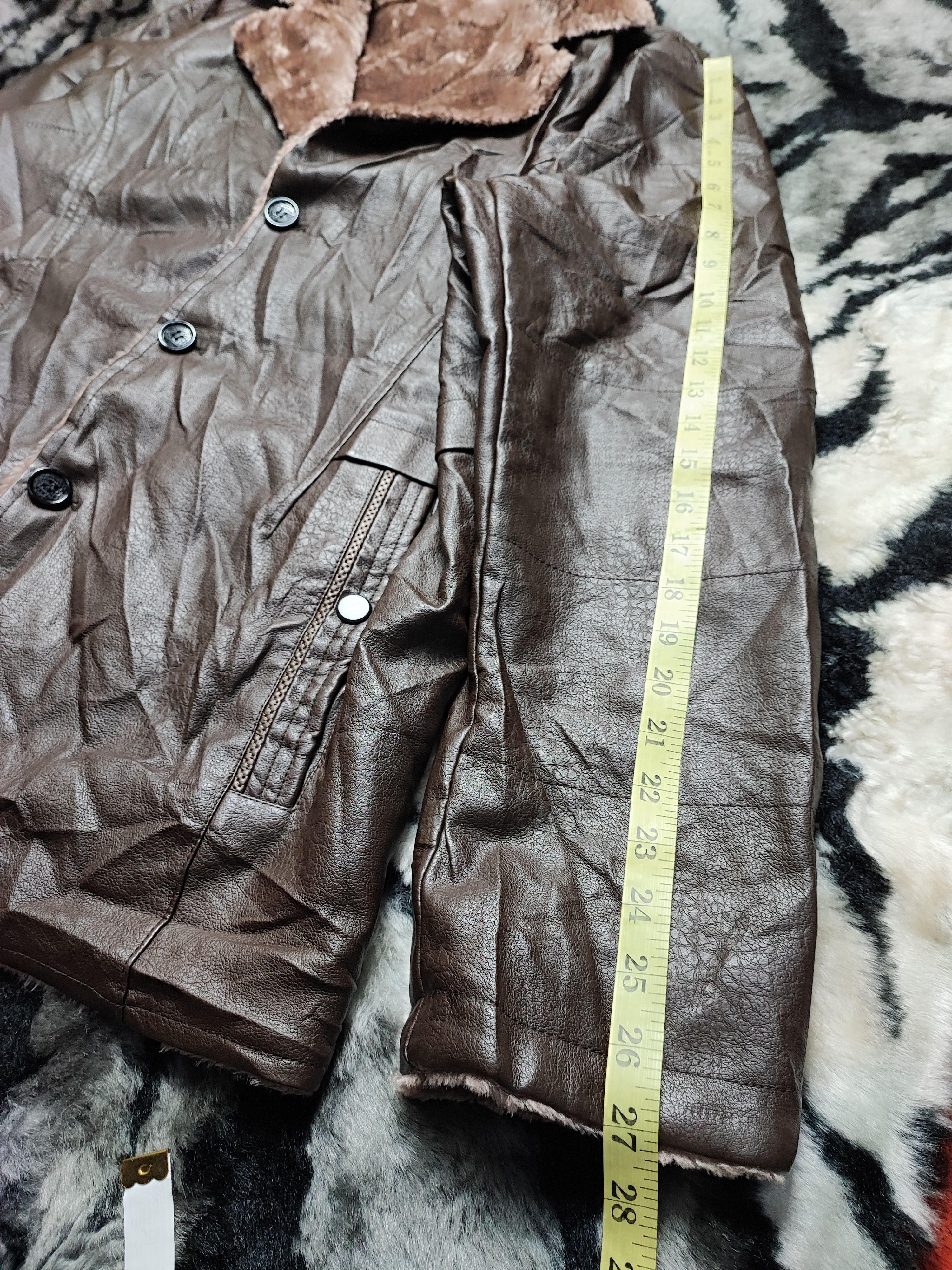 Genuine Leather Vintage Leather Jacket by Schdarrow Khnor Size US L / EU 52-54 / 3 - 6 Thumbnail