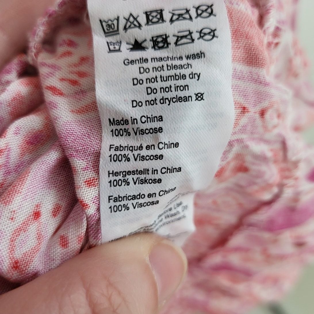 Avenue Avenue Avalon Crush Tunic in Pink Ikat - Size 16 Size XXL / US 16-18 / IT 52-54 - 6 Thumbnail