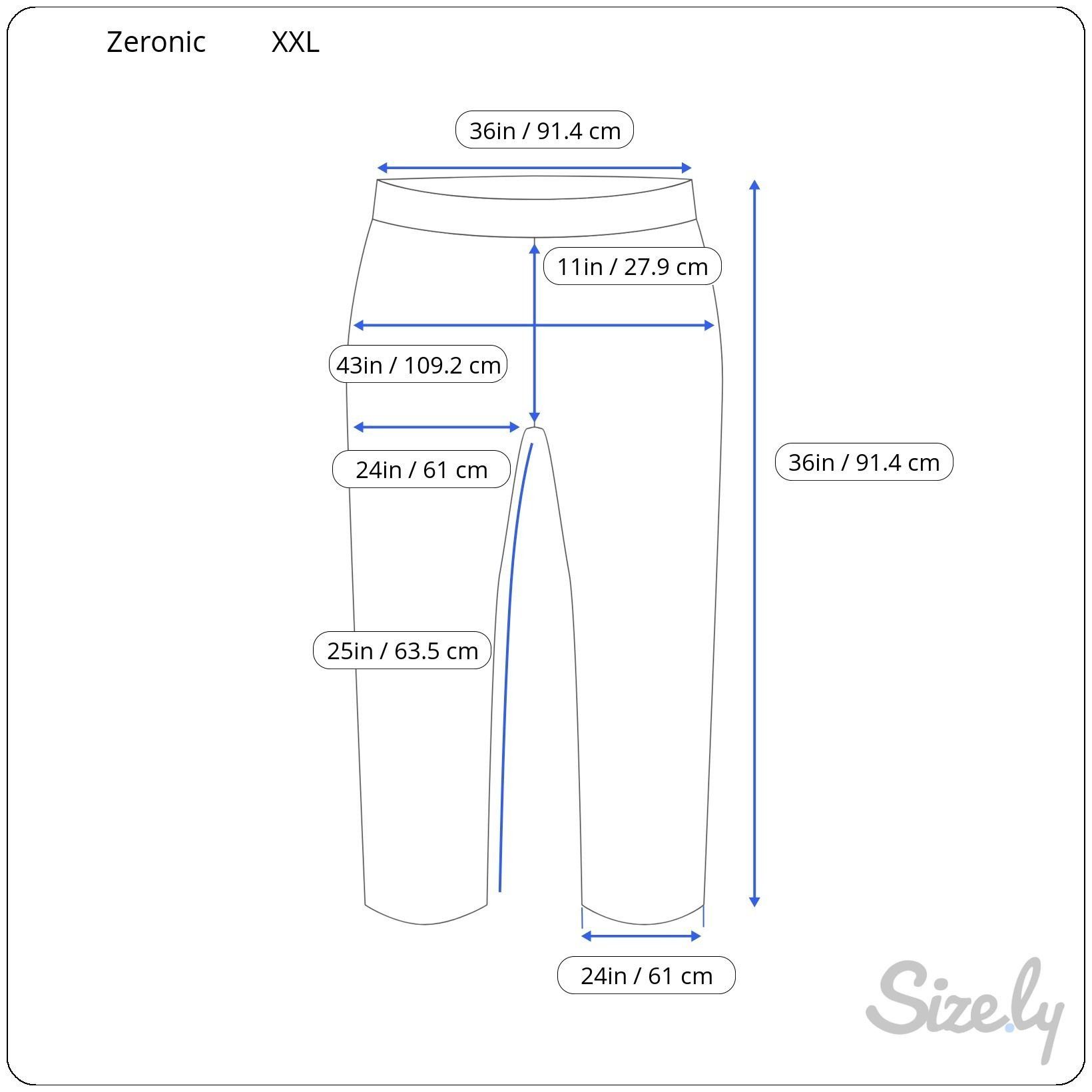Other Zeronic Womens XXL Black Yoga Pants Polyester/Spandex Blend Size 36" / US 14 / IT 50 - 2 Thumbnail