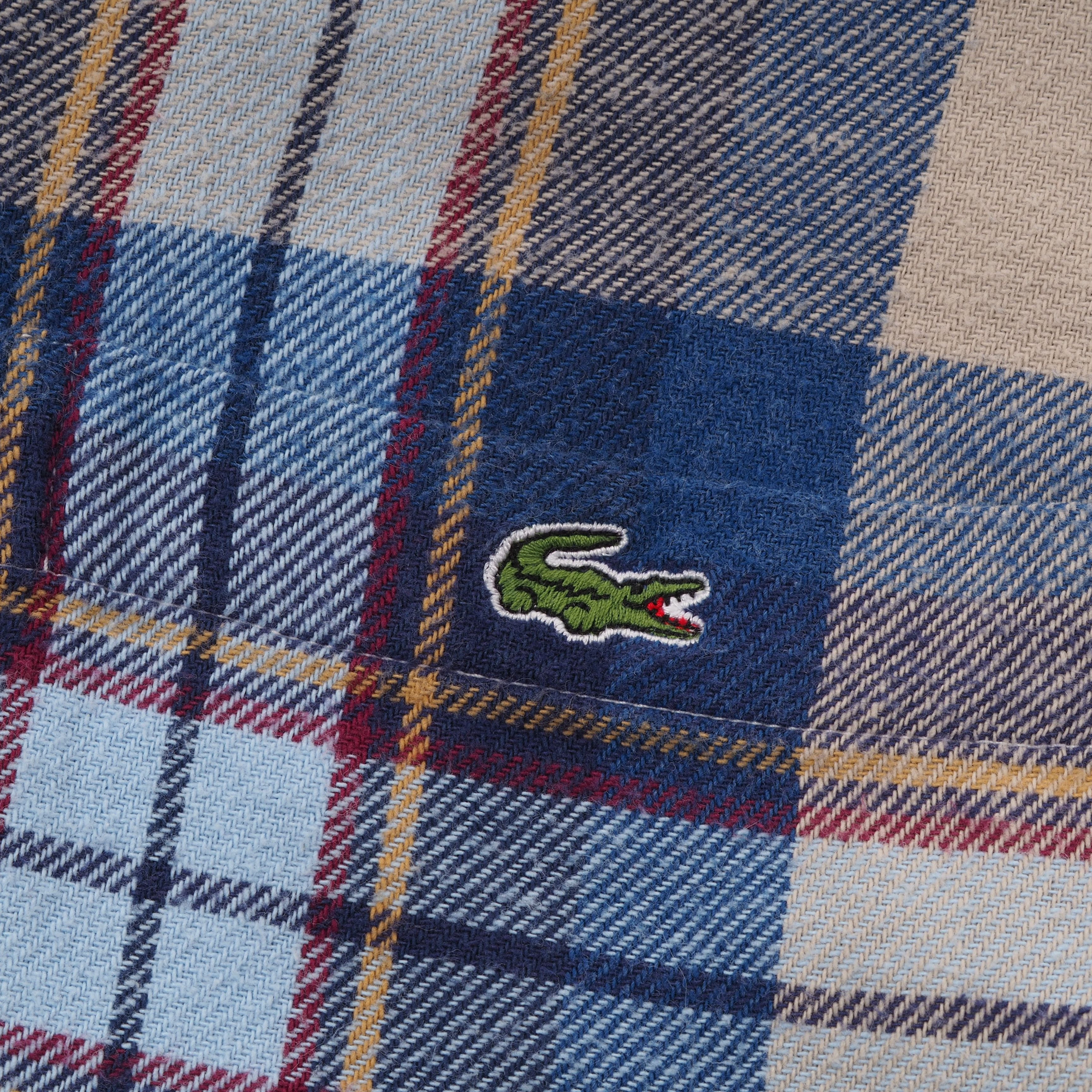 Lacoste × Vintage Lacoste Chemise Vintage Plaid Check Shirt size 43 / XL Size US XL / EU 56 / 4 - 3 Thumbnail