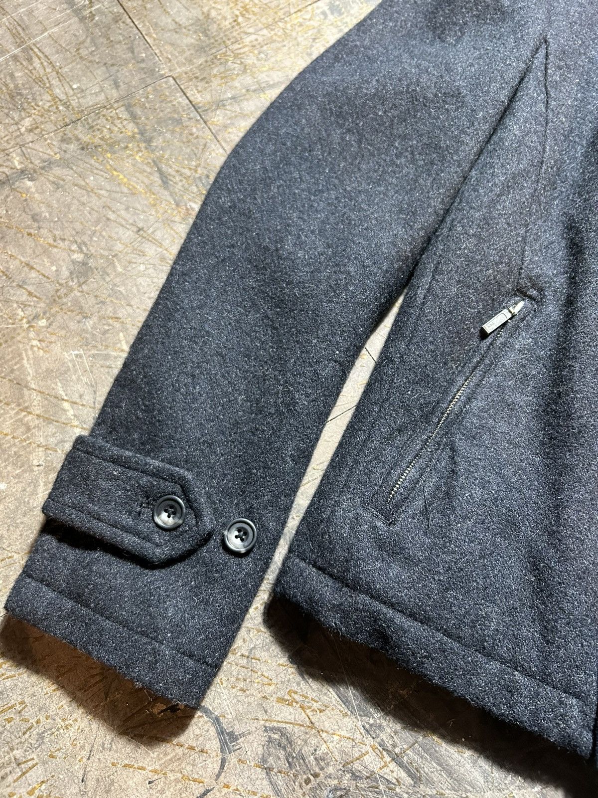 Tornado Mart Tornado Mart Japan Double Breasted Wool Coat Size L / US 10 / IT 46 - 4 Thumbnail