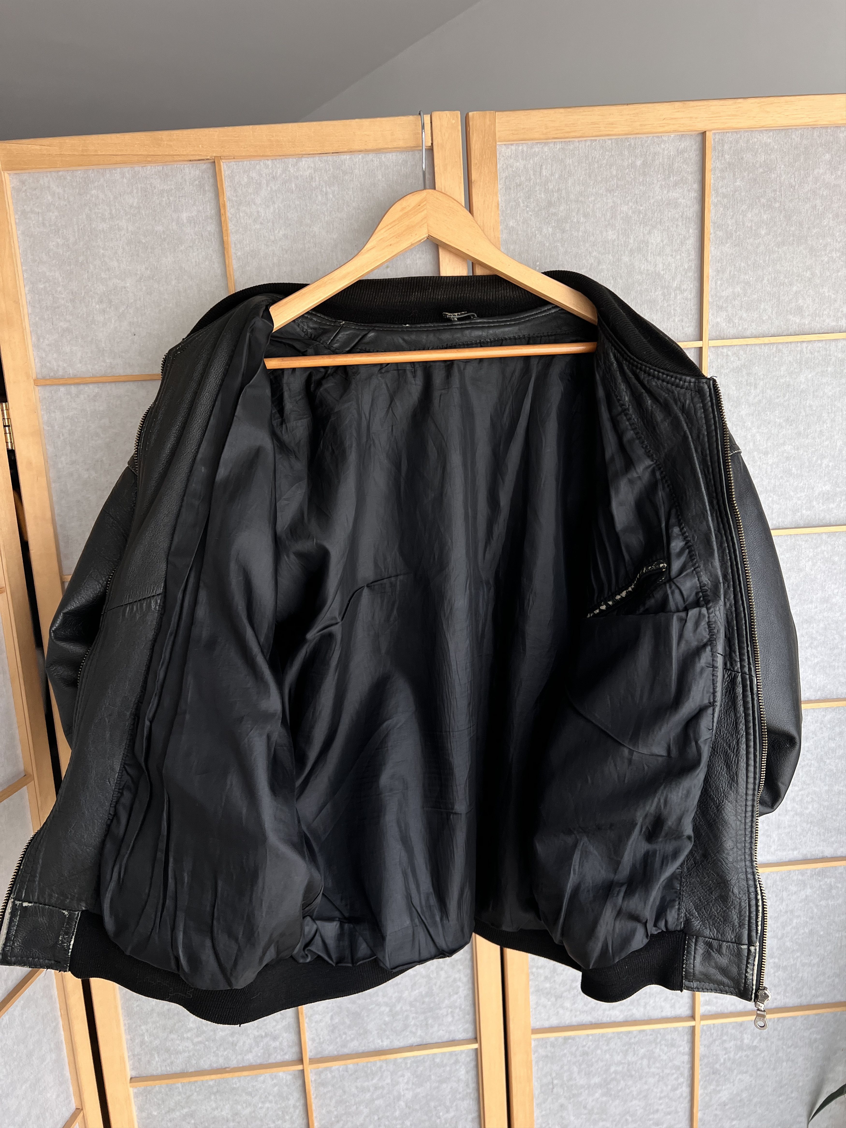 Puma PUMA KING rare vintage 1985 boxy bomber leather jacket baggy Size US L / EU 52-54 / 3 - 20 Thumbnail