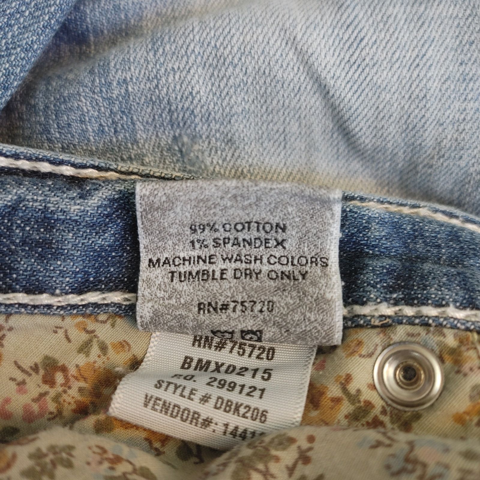 Other Day Trip Leo Womens 25 Navy Light Acid Wash Bootcut Jeans Size 26" / US 2 / IT 38 - 6 Thumbnail