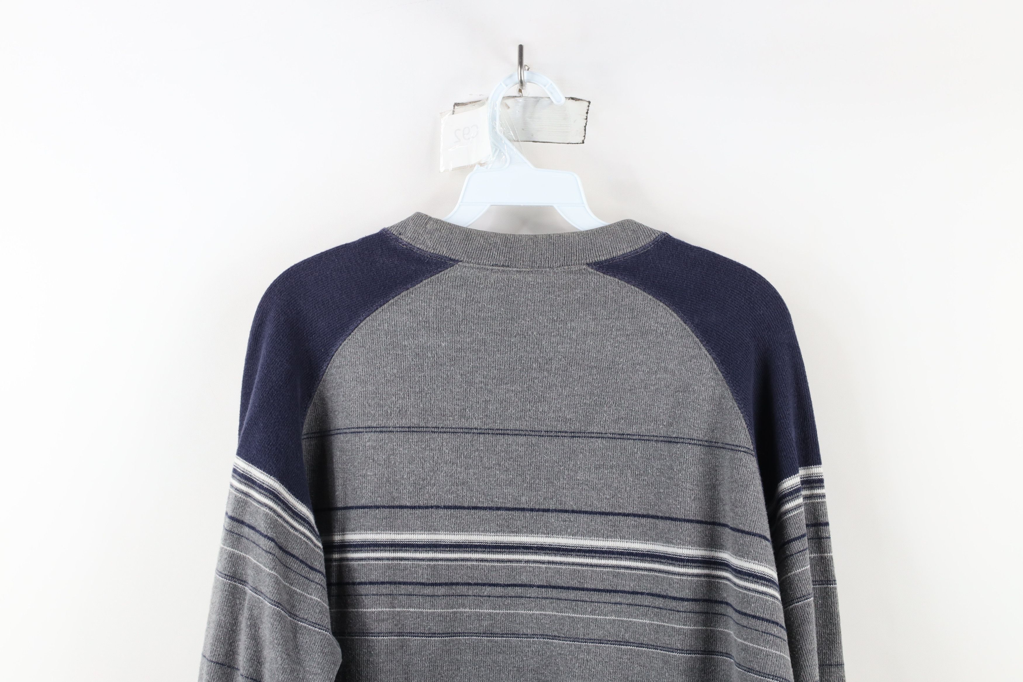 Vans × Vintage Vintage 90s Y2K Vans Skateboarding Knit Long Sleeve T-Shirt Size US M / EU 48-50 / 2 - 11 Thumbnail