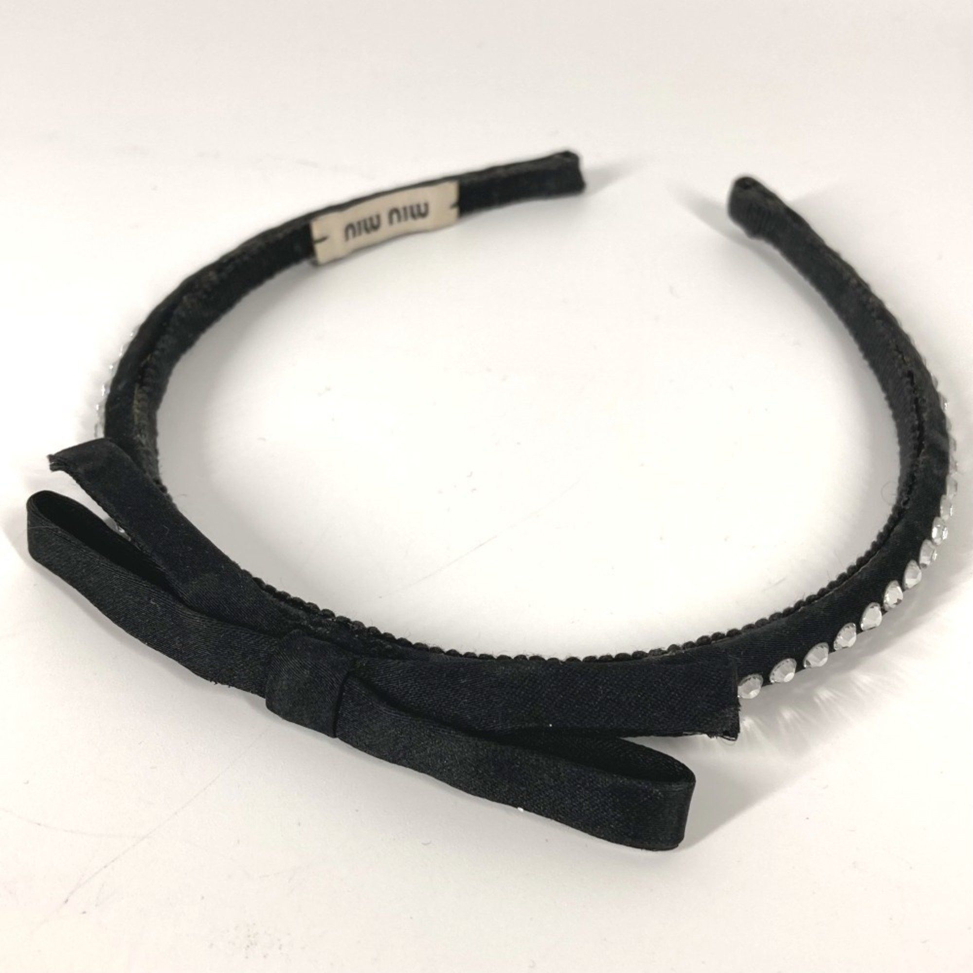 Miu Miu Miu Miu MIU Check Hair Tie Scrunchie Nylon Women