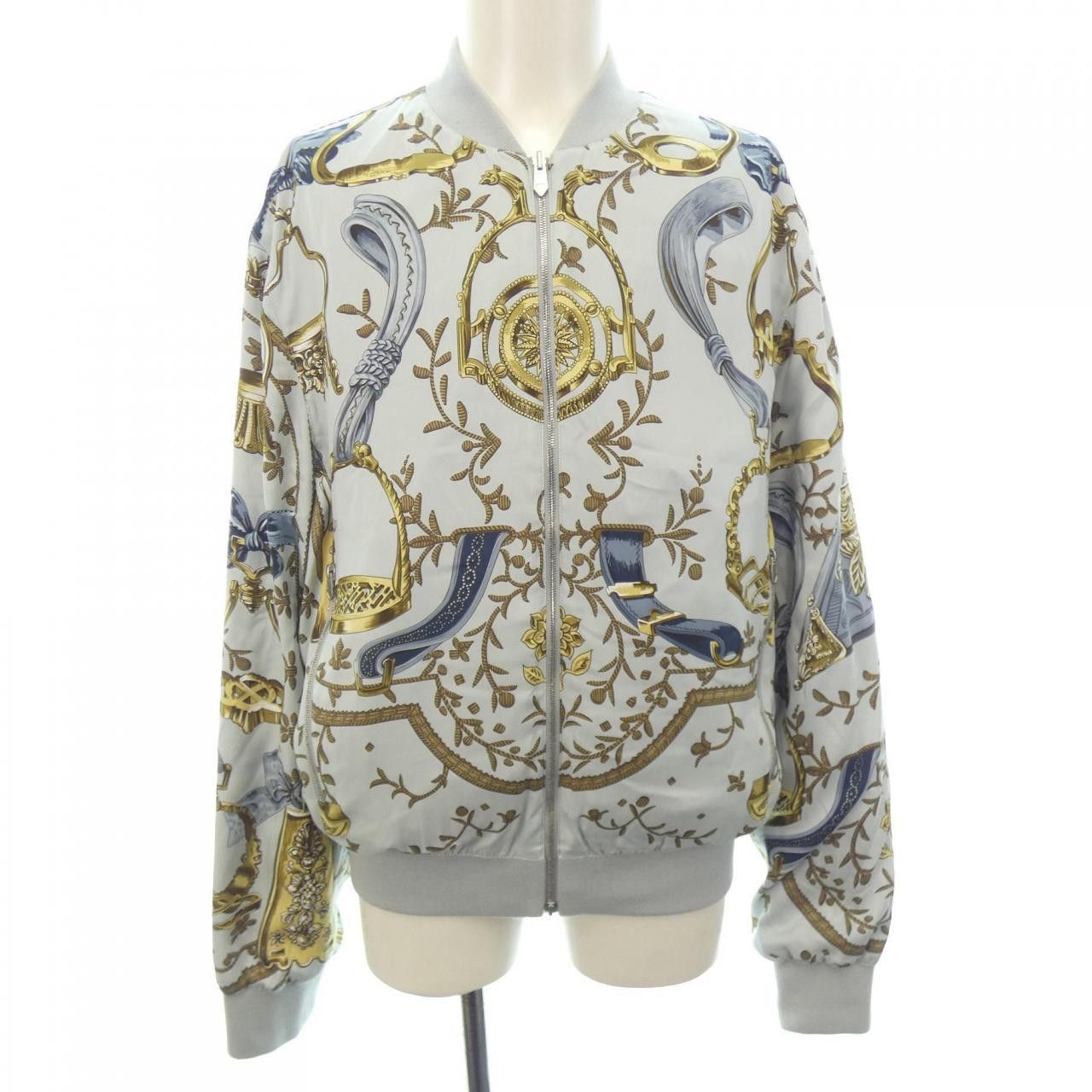 Hermes Hermes Hermes *41—5523 Silk Jacket 48 Textile Outerwear DUTY FREE for USA Size ONE SIZE - 1 Thumbnail