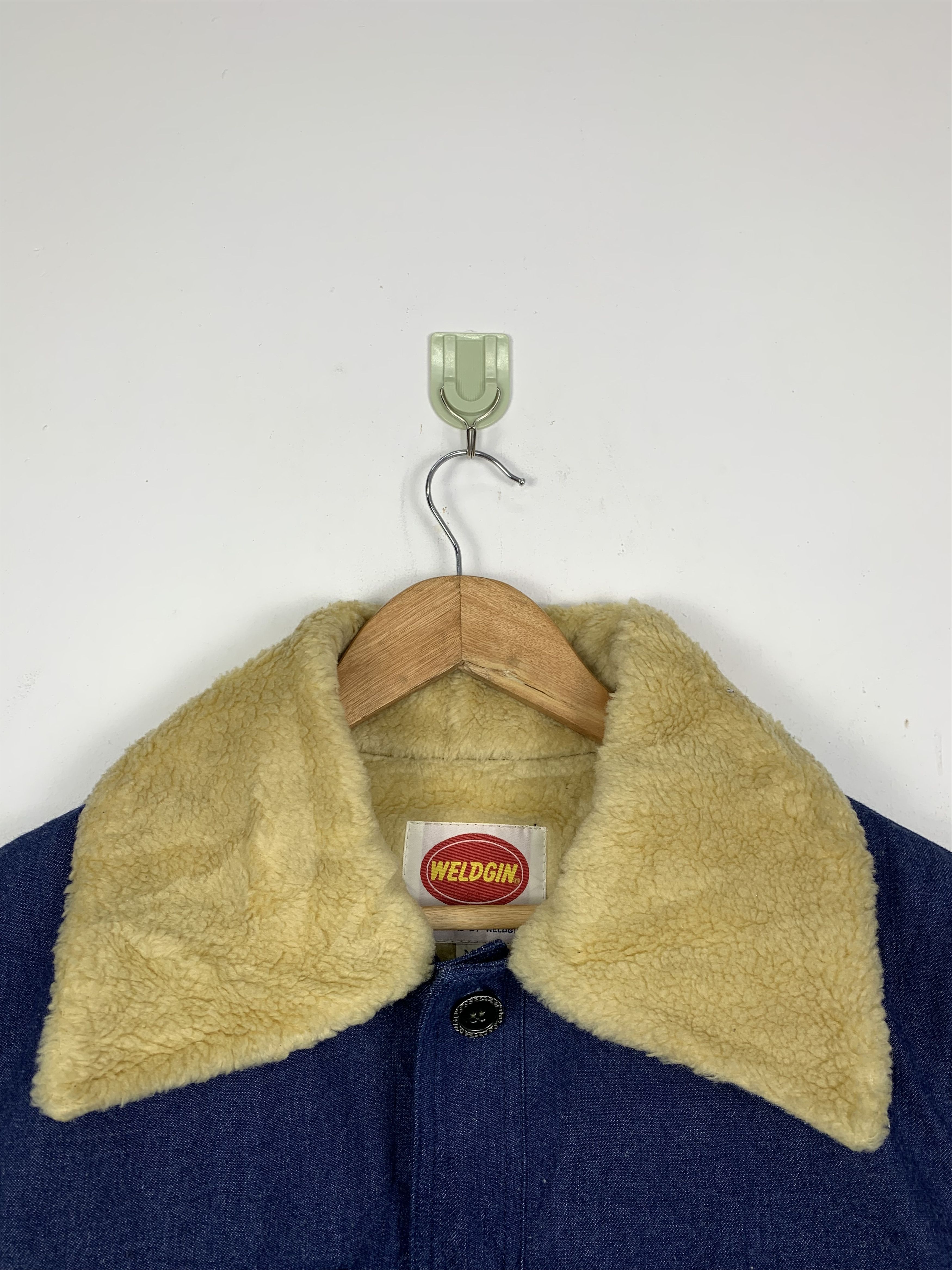 Japanese Brand Vintage 90s Japanese Brand Sherpa Denim Jacket J1364 Size US M / EU 48-50 / 2 - 6 Thumbnail