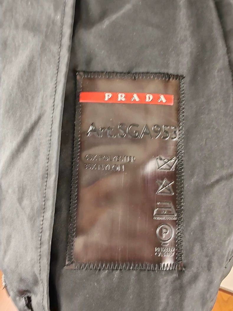 Prada PradaHard-shell workwear black samurai jacket 2503-Nextarro Size US L / EU 52-54 / 3 - 6 Thumbnail