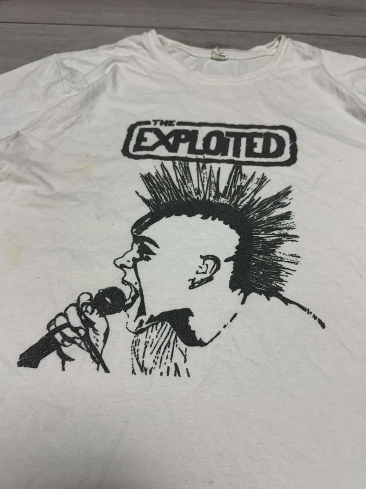 Vintage The Exploited punk distressed tee shirt Size US XL / EU 56 / 4 - 2 Thumbnail
