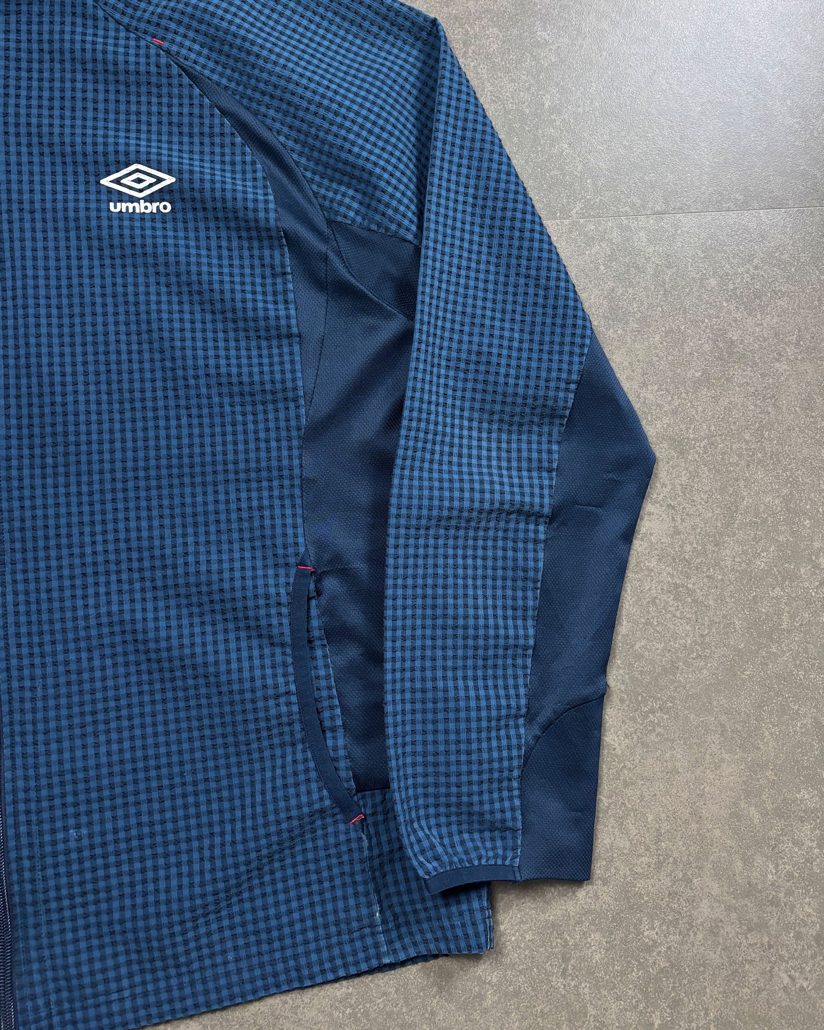 Palace × Umbro Umbro Check Track Plaid Jacket Navy Size US M / EU 48-50 / 2 - 5 Thumbnail