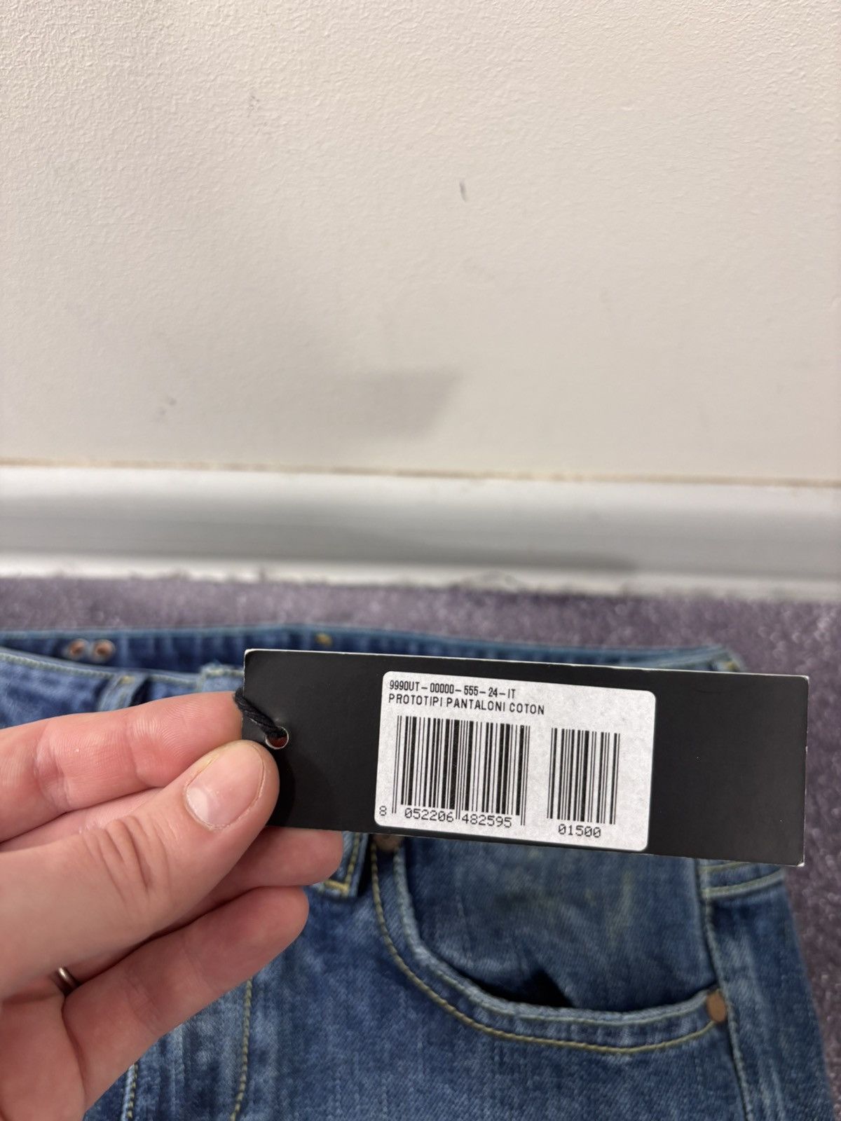 Adidas × Diesel Diesel X Adidas Sample F/W08 NWT Women’s Blue Denim Jeans Size 28" / US 6 / IT 42 - 8 Thumbnail