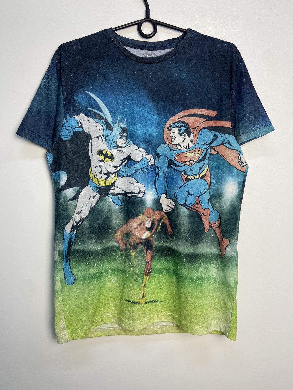 Veste En Jean Vintage DC Comics Batman Robin - Taille L, Brodée, état Parfait D'occasion