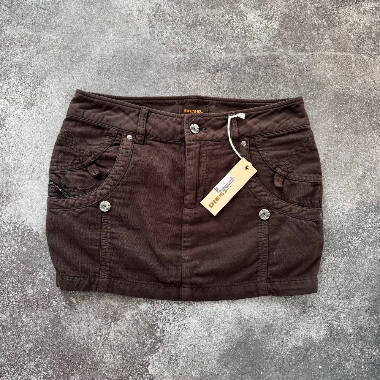 Diesel Diesel Vintage Mini Skirt Size 26" / US 2 / IT 38 - 1 Thumbnail