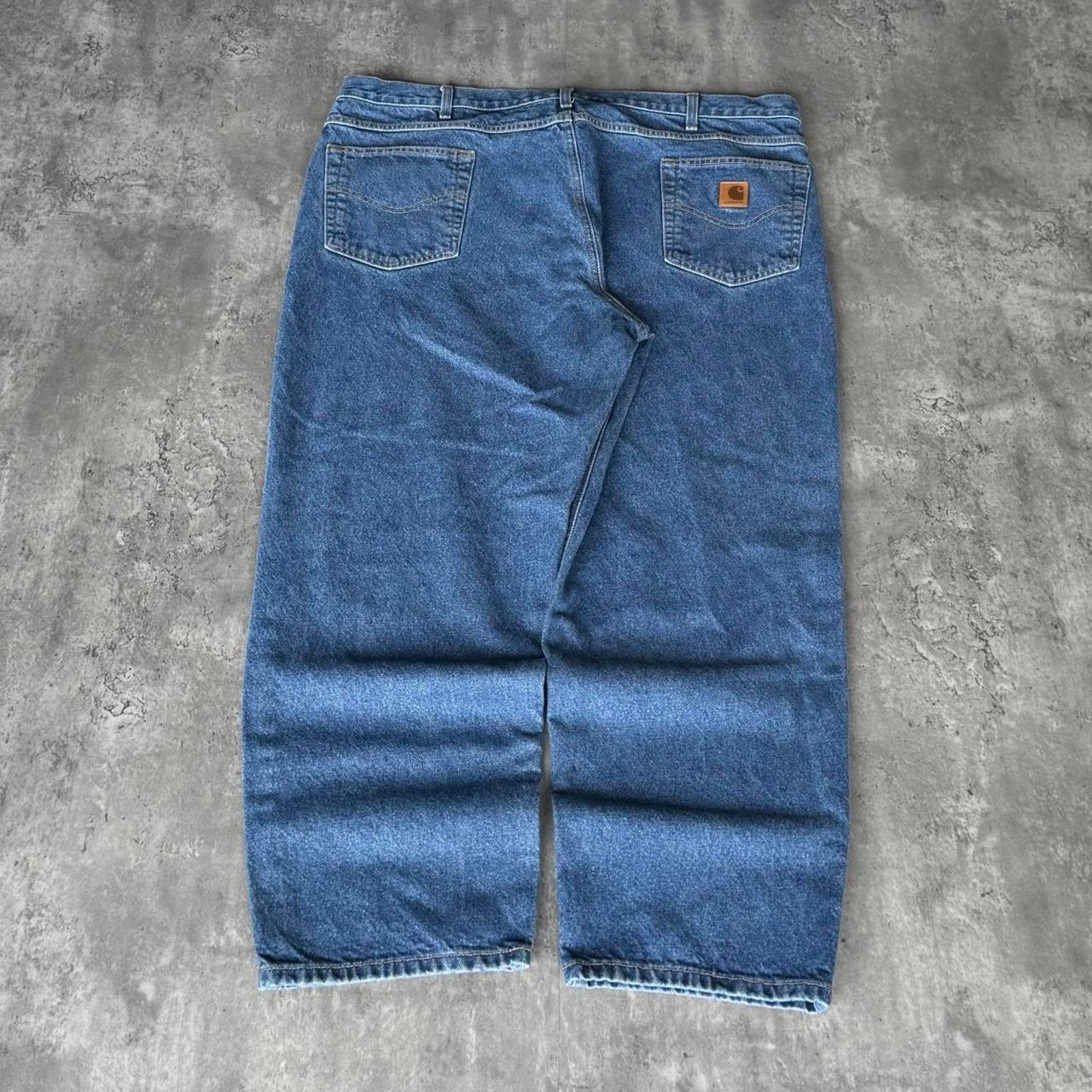 Carhartt × Carhartt Wip × Vintage Vintage Y2K Carhartt Relaxed Fit Essential Denim Jeans Size US 42 / EU 58 - 1 Thumbnail